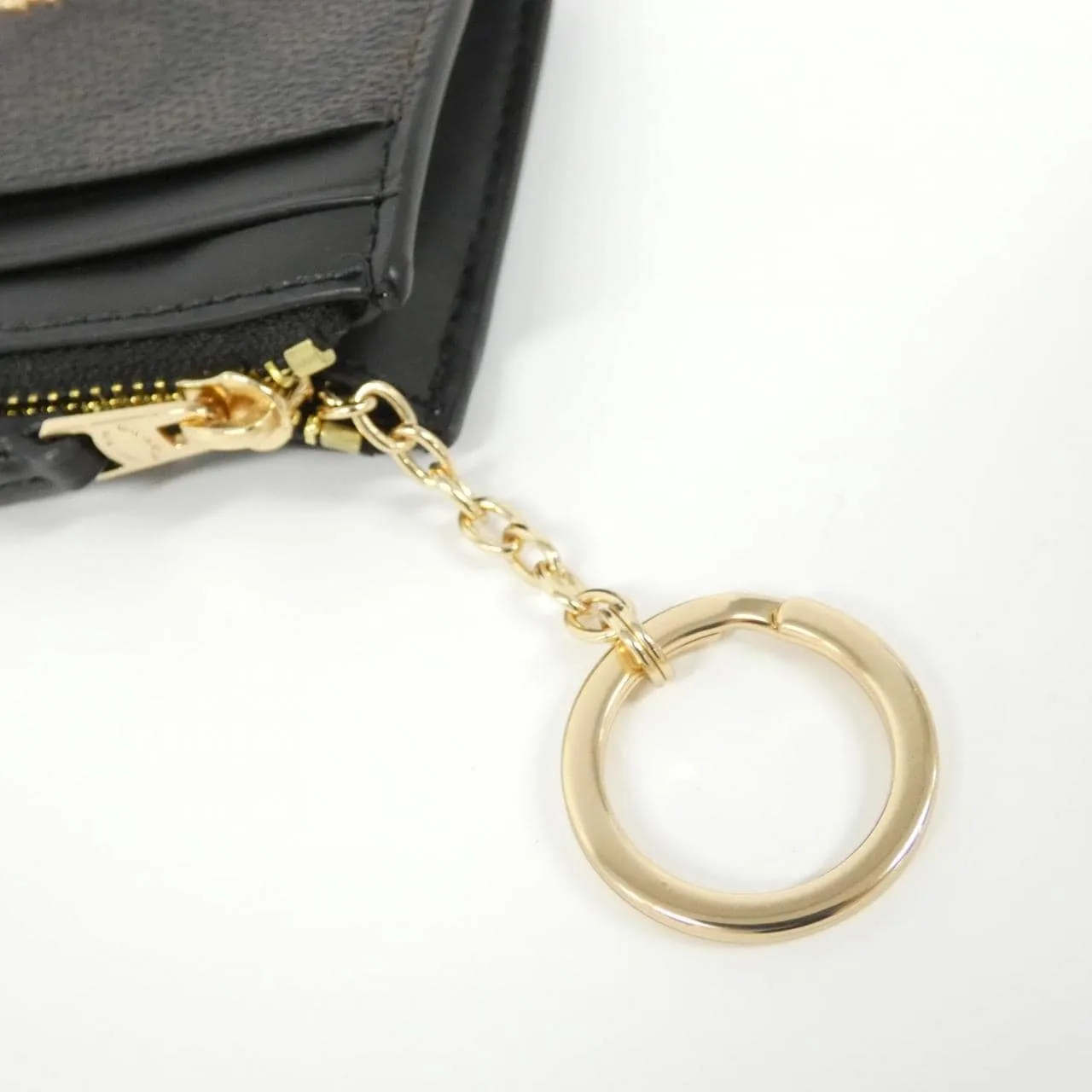 COACH CW870 Coin Case Canvas 黑色 帆布 新品 - 縮圖 4