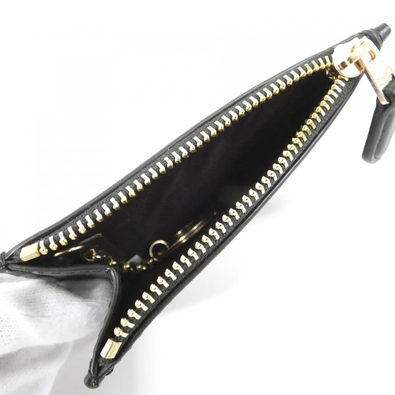 COACH CW870 Coin Case Canvas 黑色 帆布 新品 - 縮圖 5