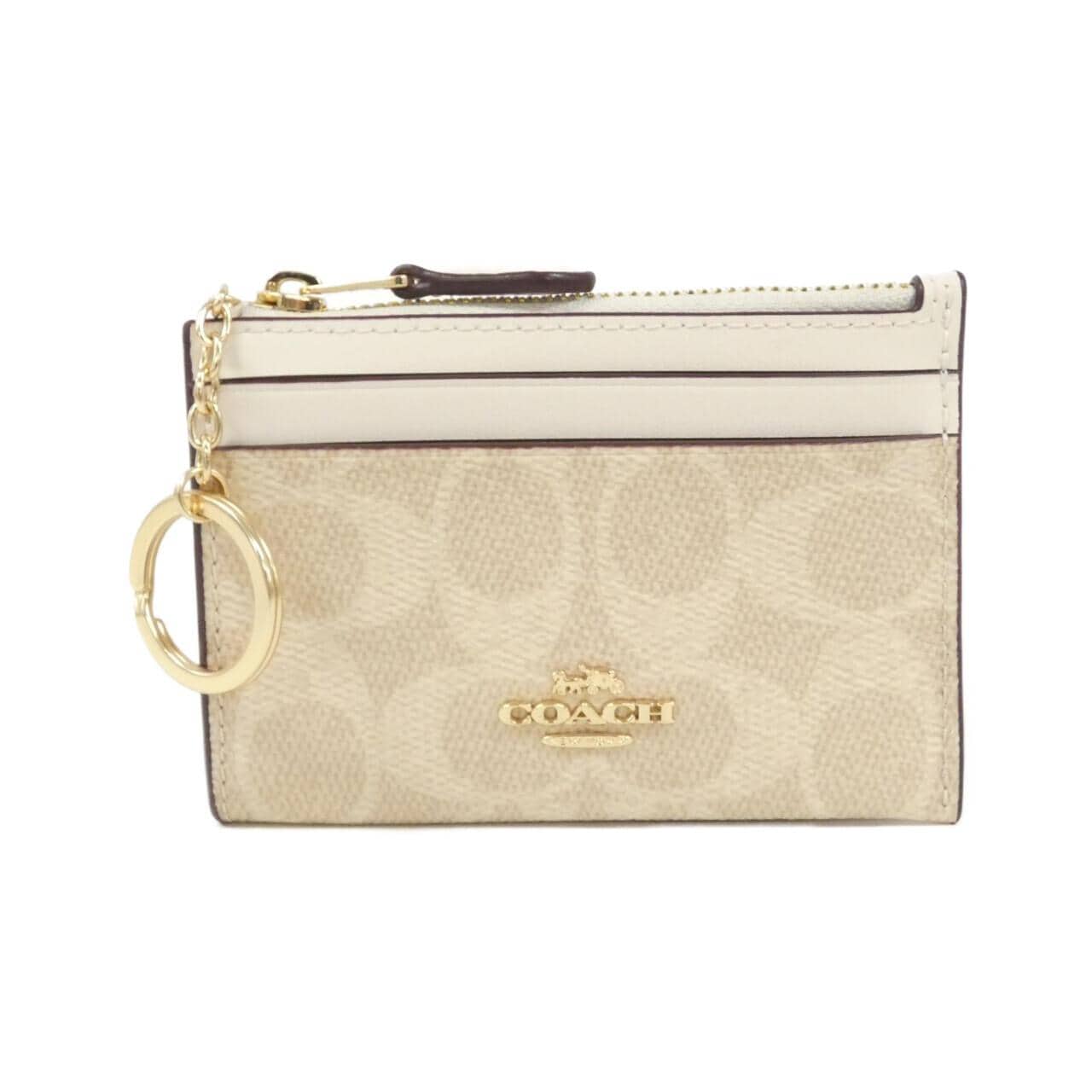 COACH CW870 Coin Case Canvas