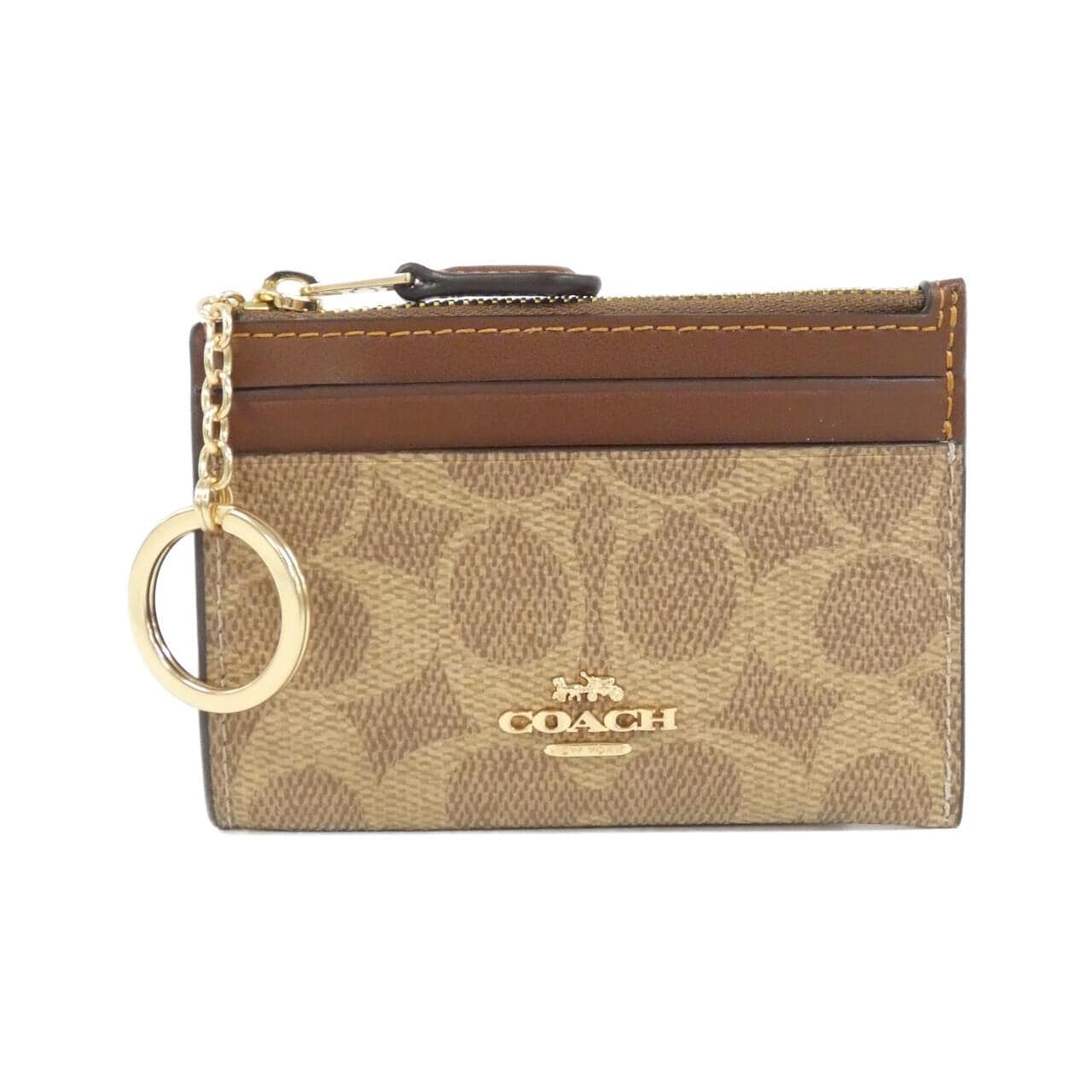 COACH CW870 Coin Case Canvas