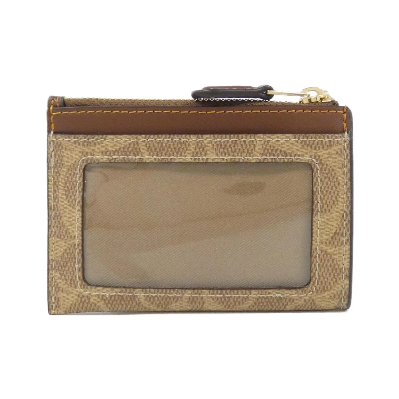 COACH CW870 Coin Case Canvas 黑色 帆布 新品 - 縮圖 2