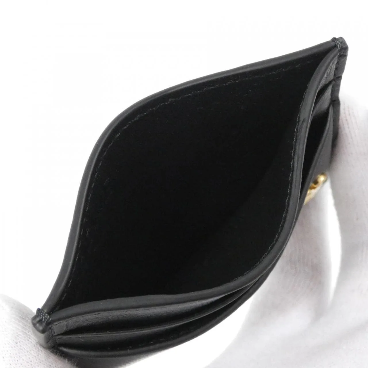 LOEWE C821322X01 Card Holder Lambskin Black Lambskin New - Thumbnail 4