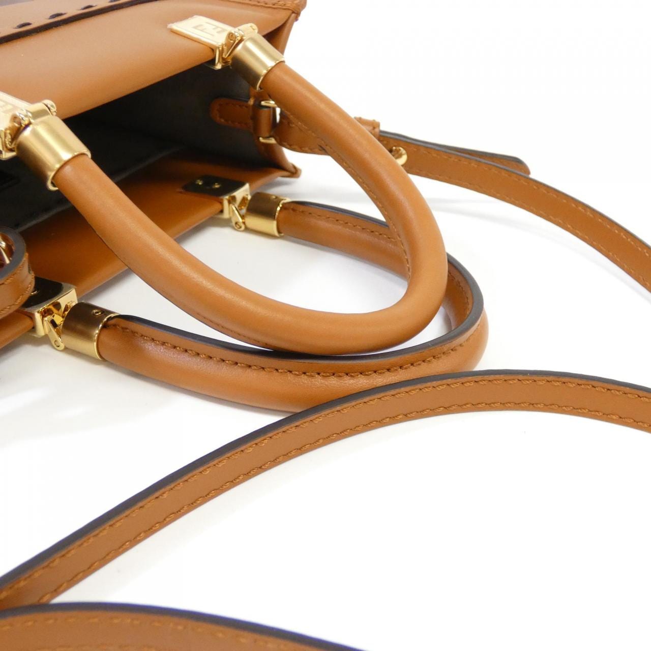 FENDI Sunshine Shopper 8BS092 ARNN Handbag Black New - Thumbnail 4