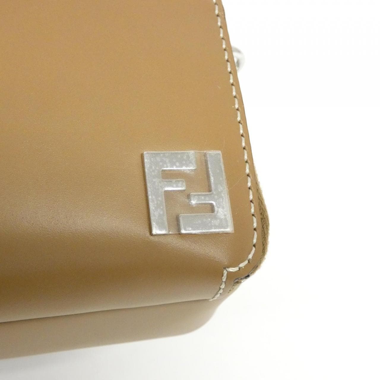 FENDI 7M0357 AFF2 Shoulder Canvas 黑色 帆布 新品 - 縮圖 4