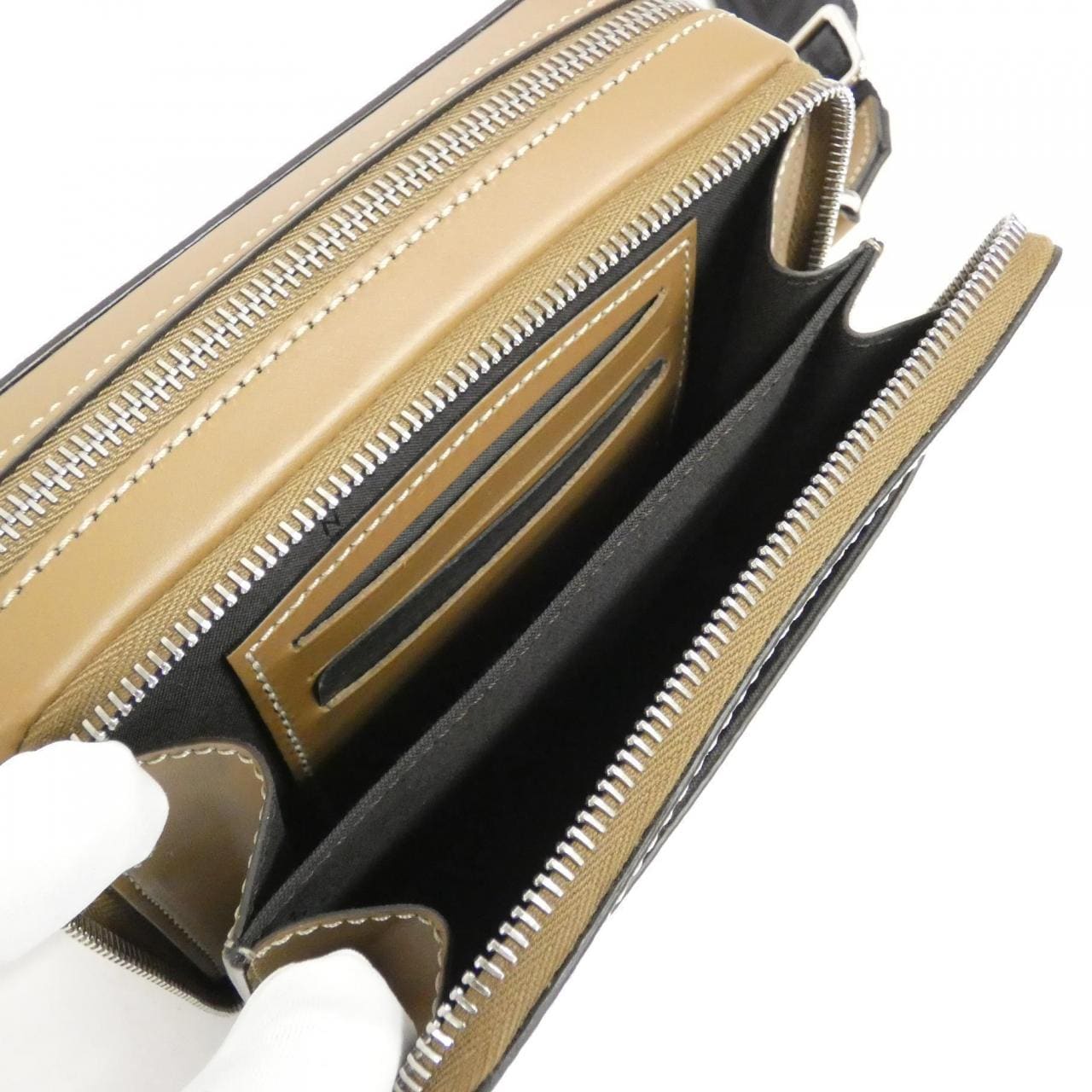 FENDI 7M0357 AFF2 Shoulder Canvas 黑色 帆布 新品 - 縮圖 7