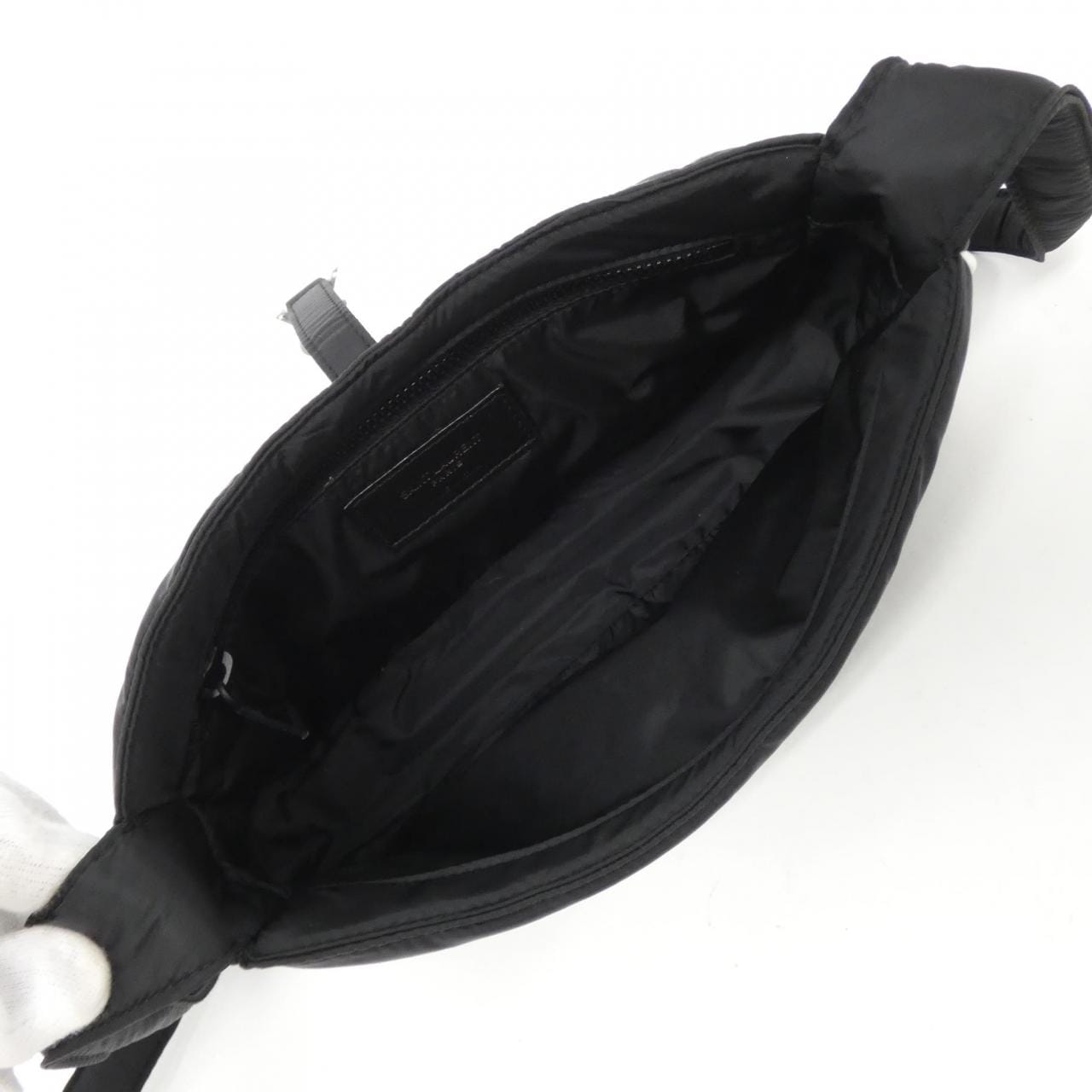 SAINT LAURENT 733294 FABI1 Shoulder Bag Nylon Black Nylon - Thumbnail 6