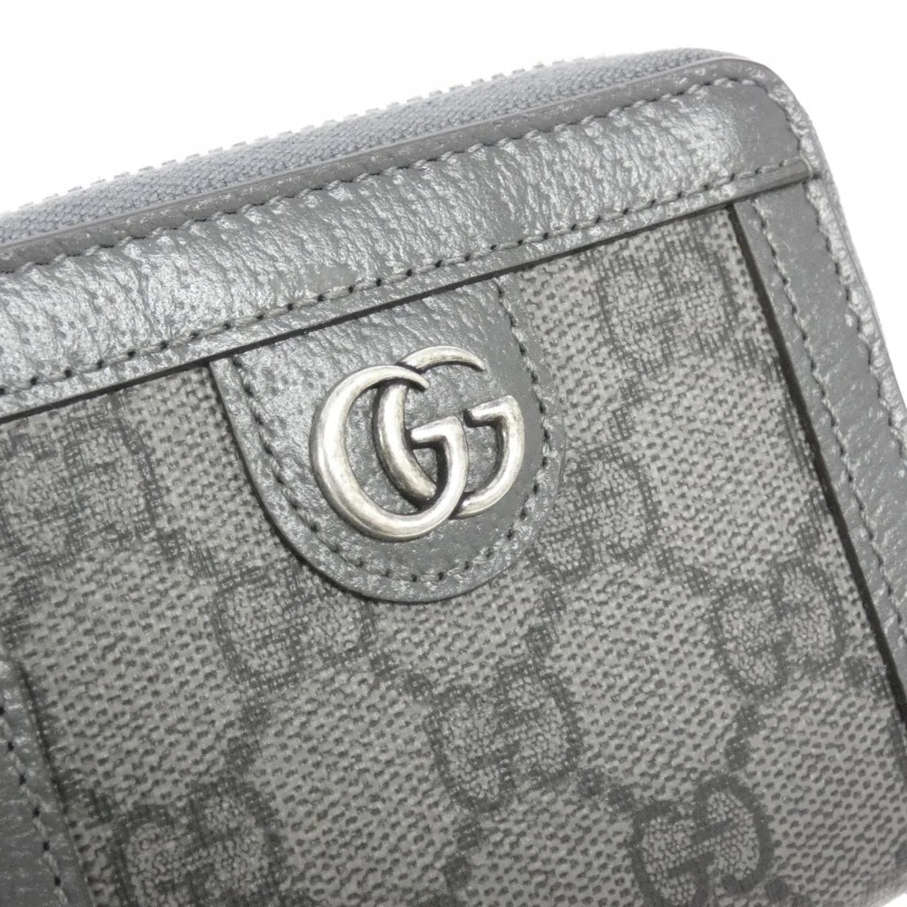 GUCCI 791744 UULBN Coin Case Canvas Black Canvas New - Thumbnail 3