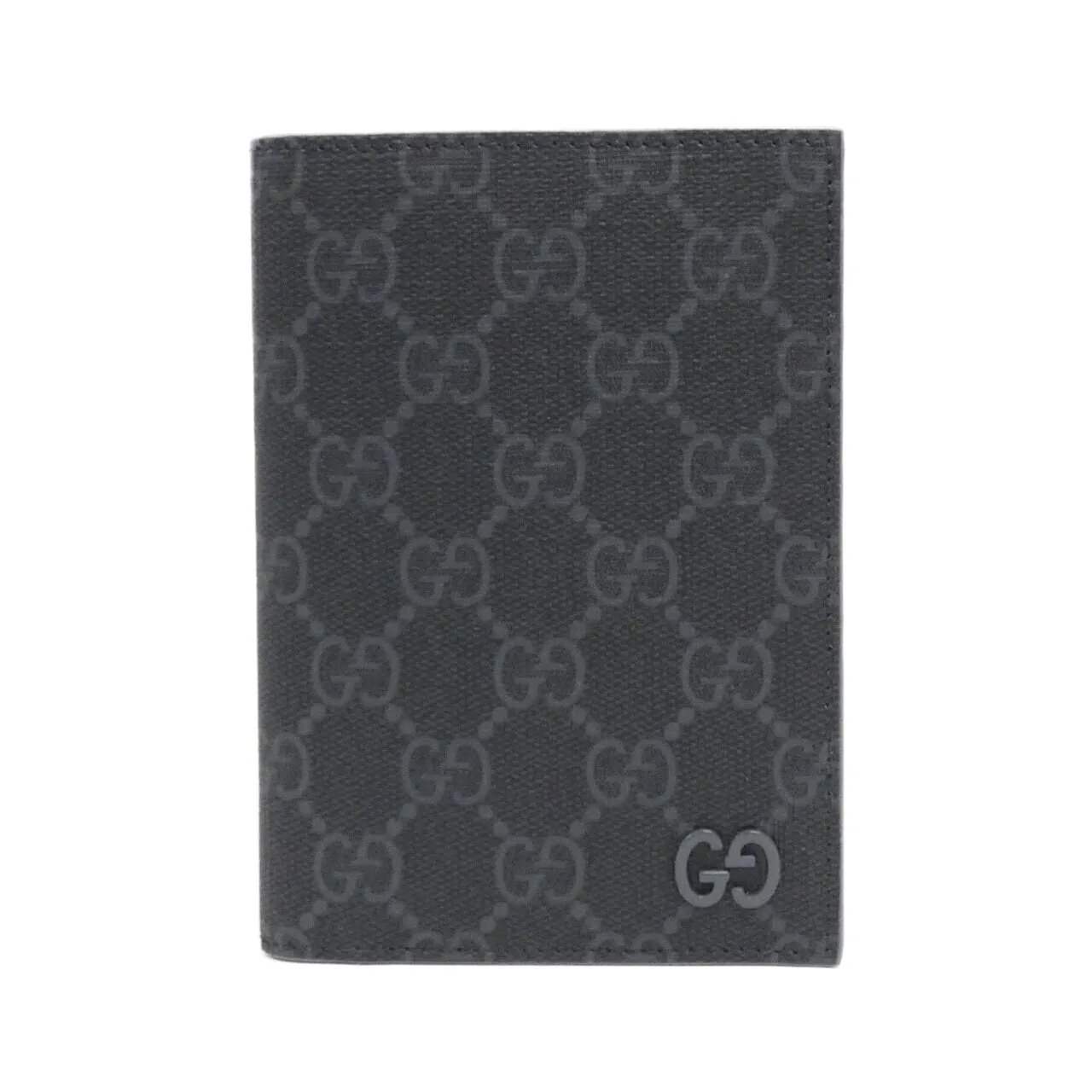 GUCCI 795229 FACQC Passport Case Canvas Black