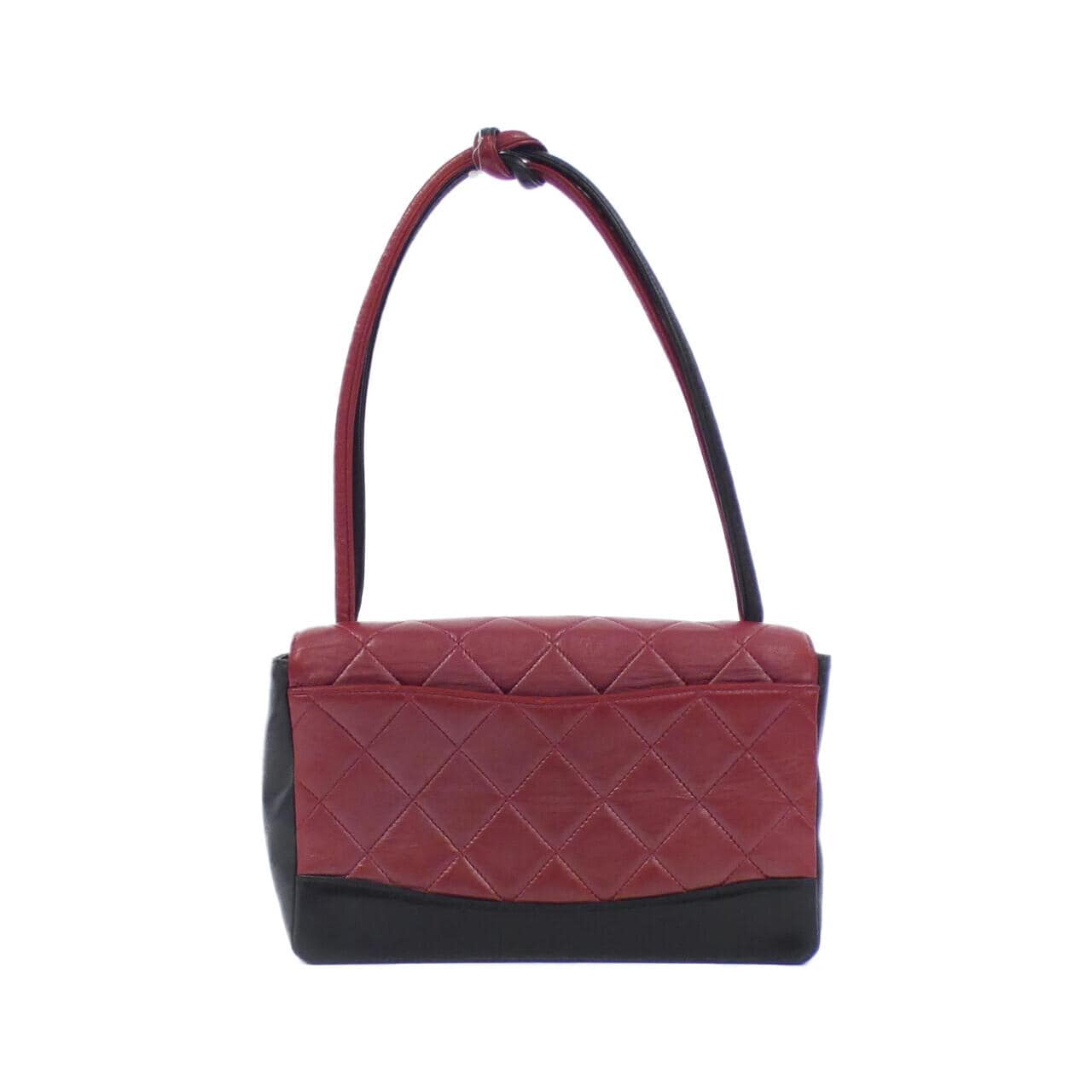 CHANEL Shoulder Bag Lambskin 黑色 羊皮 中古品A - 縮圖 2