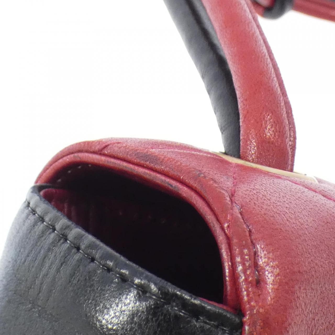 CHANEL Shoulder Bag Lambskin 黑色 羊皮 中古品A - 縮圖 6