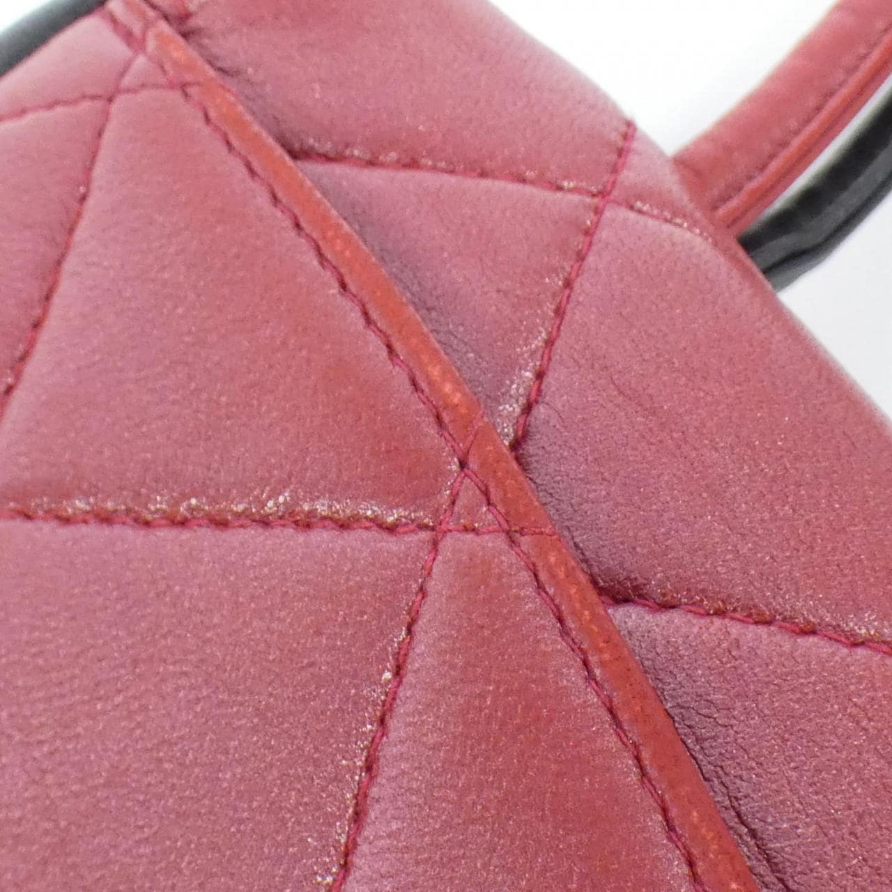 CHANEL Shoulder Bag Lambskin 黑色 羊皮 中古品A - 縮圖 7