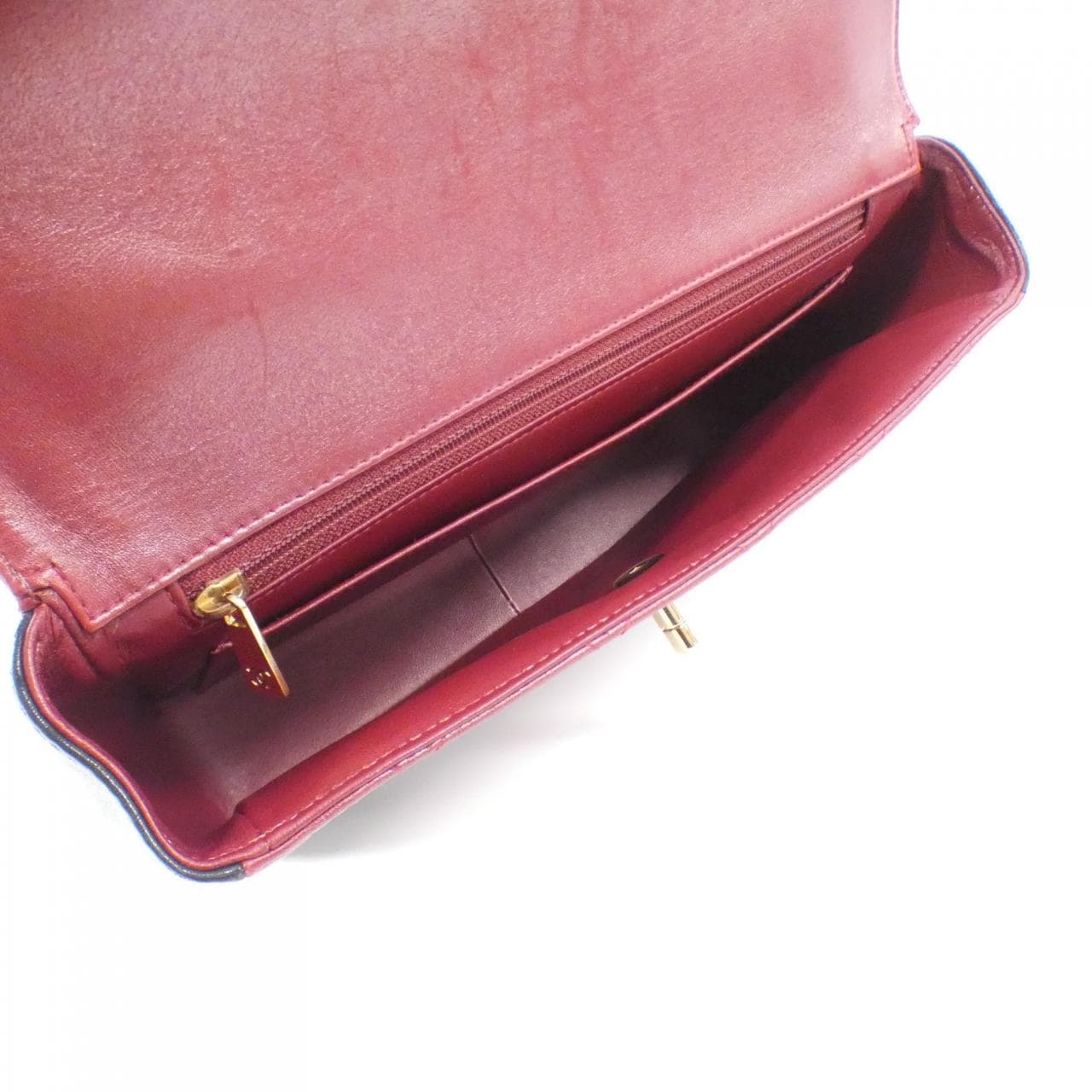 CHANEL Shoulder Bag Lambskin 黑色 羊皮 中古品A - 縮圖 9