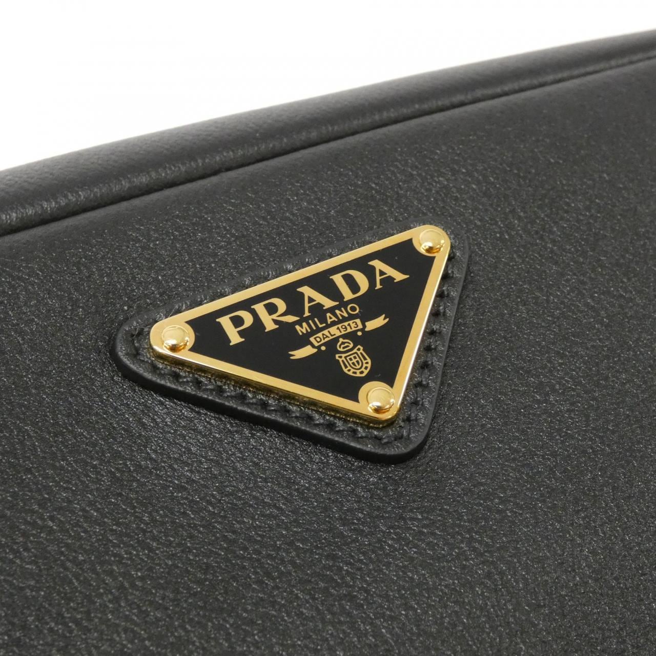 PRADA 1BH216 Shoulder Bag 黑色 新品 - 縮圖 4