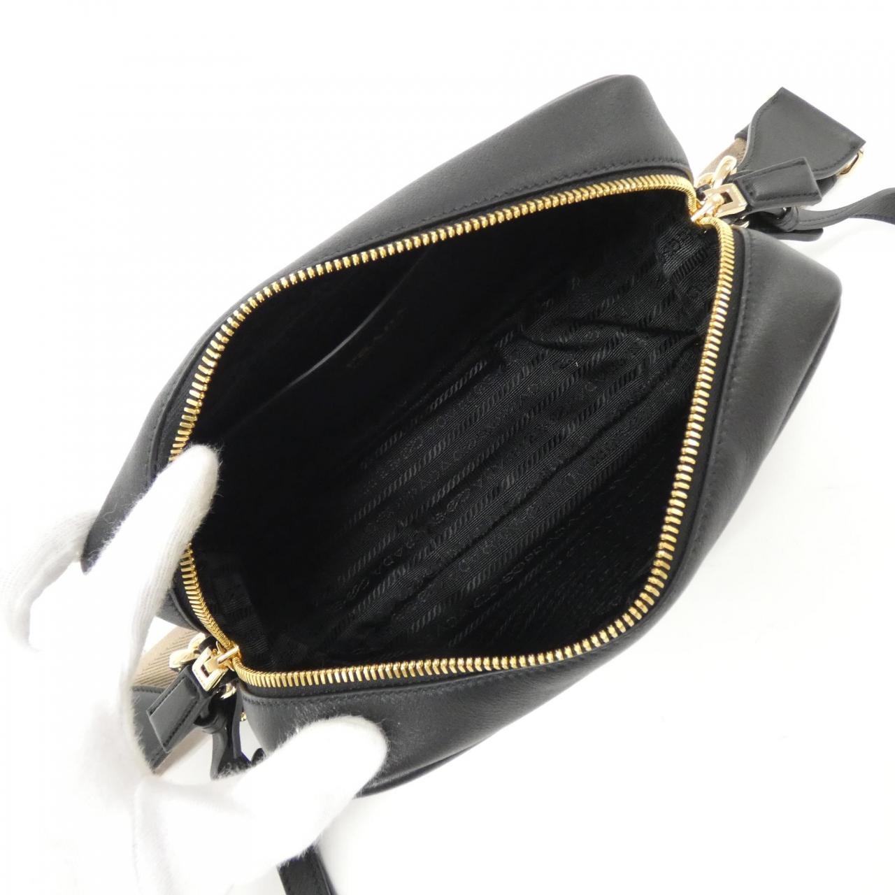PRADA 1BH216 Shoulder Bag 黑色 新品 - 縮圖 6