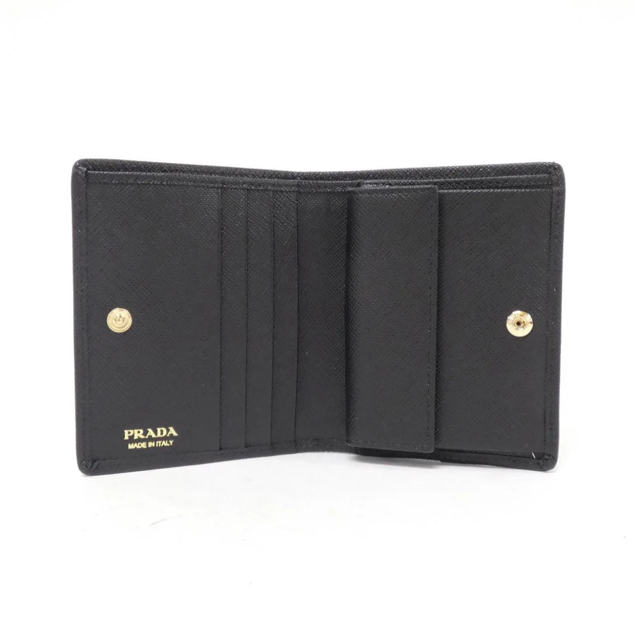 PRADA 1MV204 Wallet 黑色 新品 - 縮圖 4