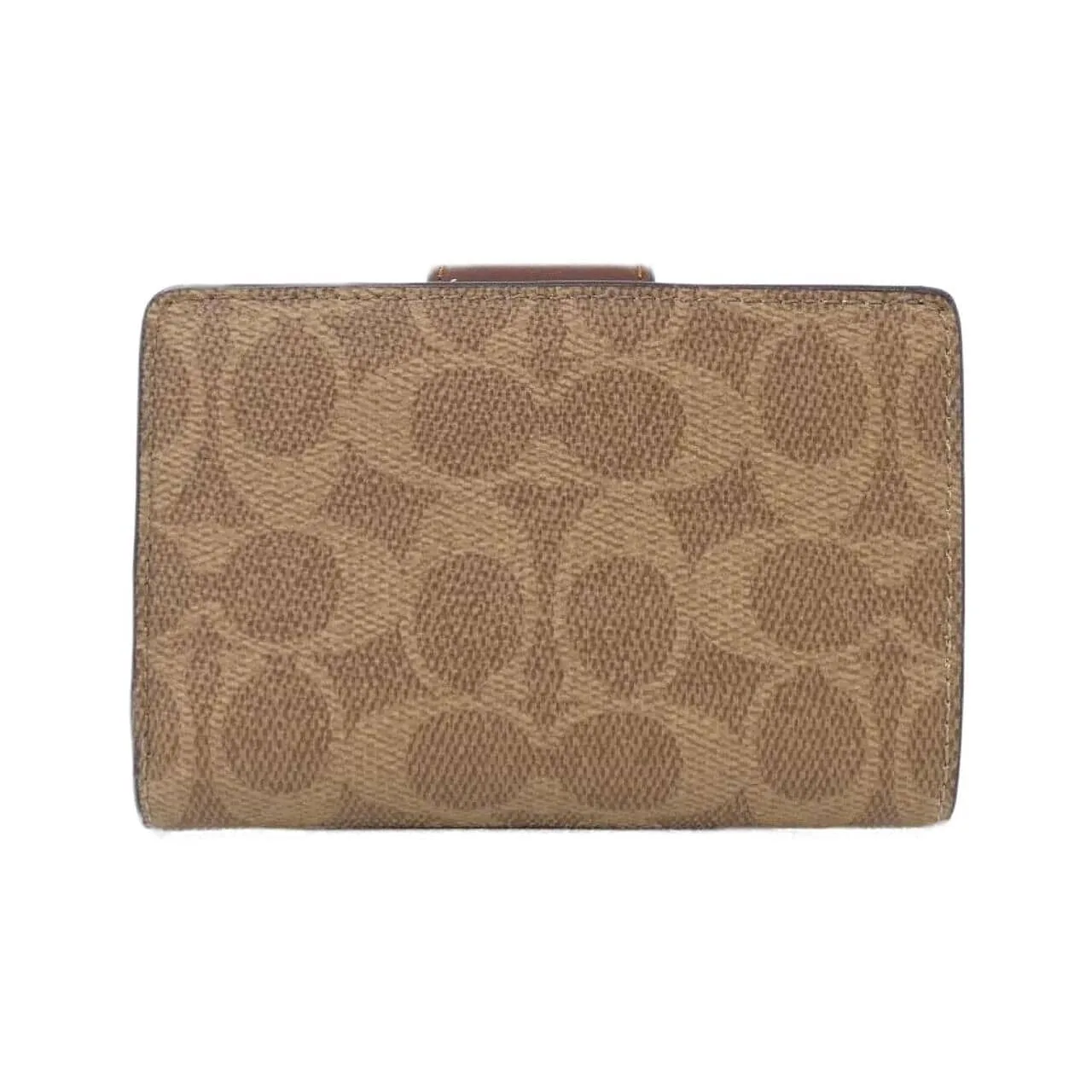 COACH CW786 Wallet Canvas Black Canvas New - Thumbnail 2