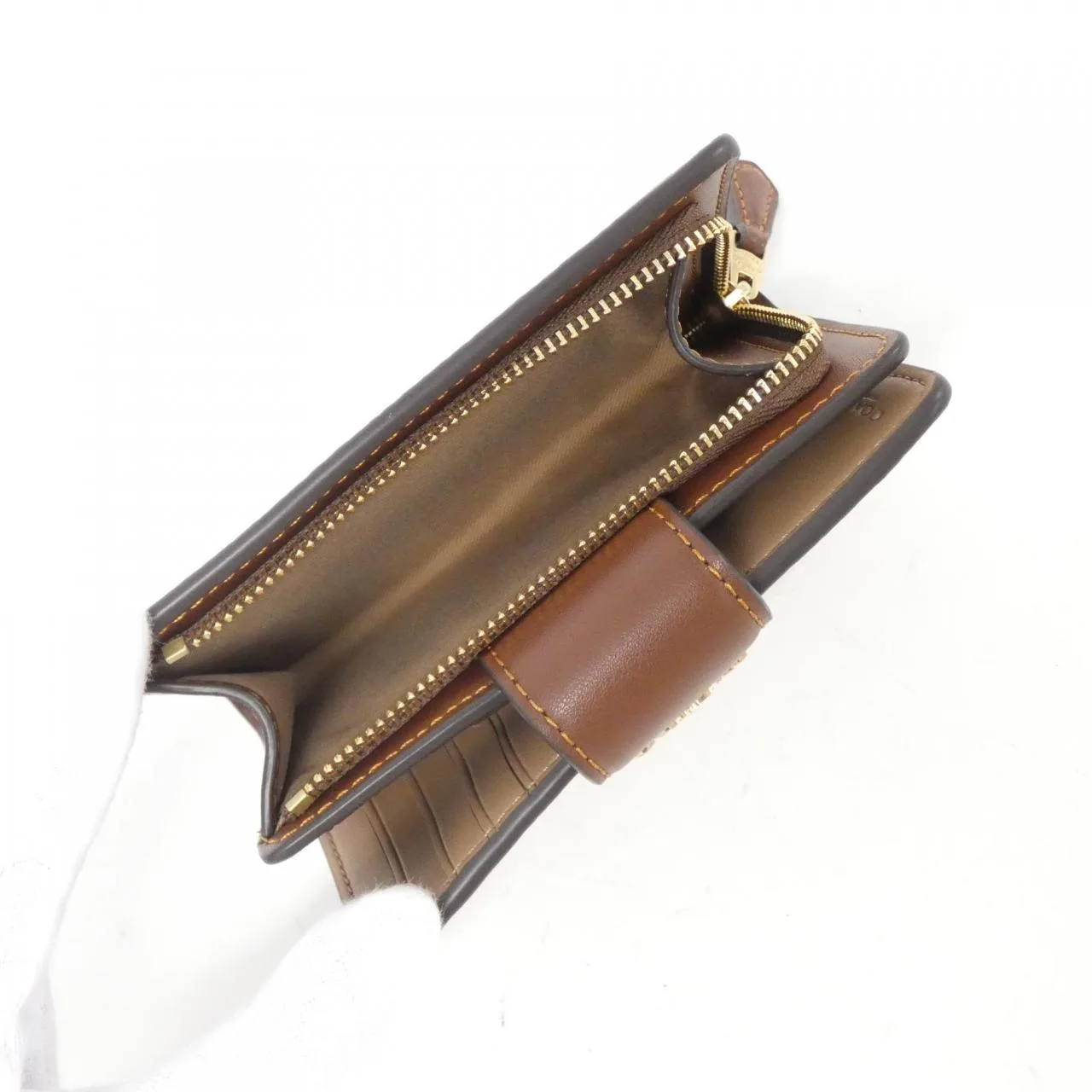 COACH CW786 Wallet Canvas Black Canvas New - Thumbnail 5