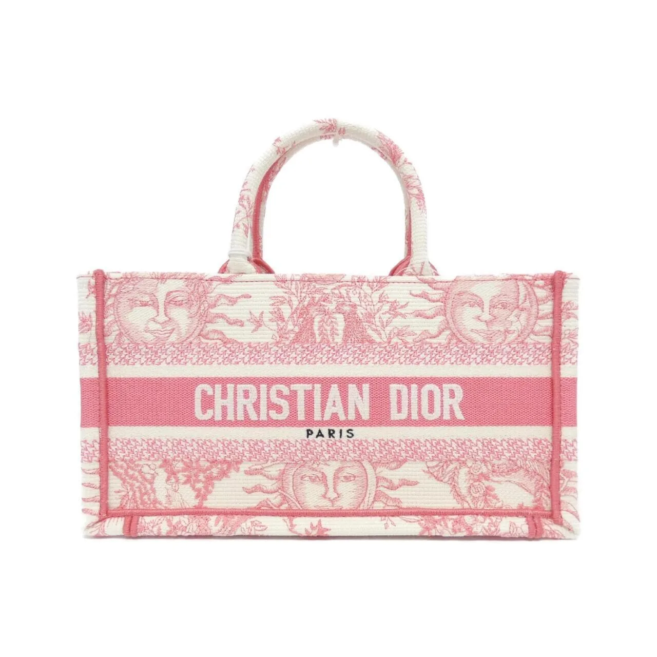 DIOR Book Tote M1255ZECQ Tote Canvas Black