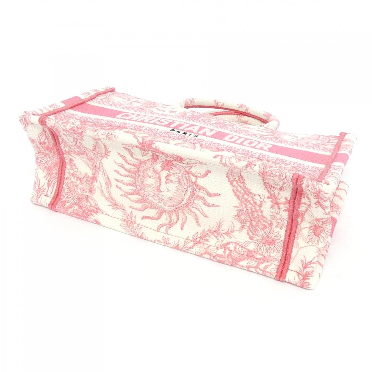 DIOR Book Tote M1255ZECQ Tote Canvas Black Canvas - Thumbnail 3