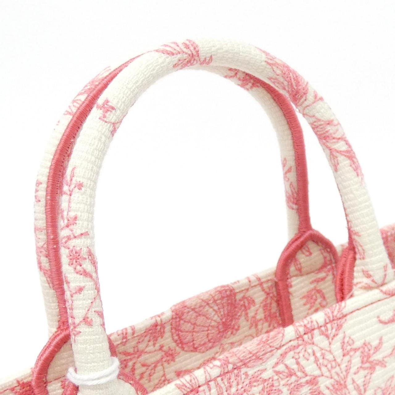 DIOR Book Tote M1255ZECQ Tote Canvas Black Canvas - Thumbnail 5