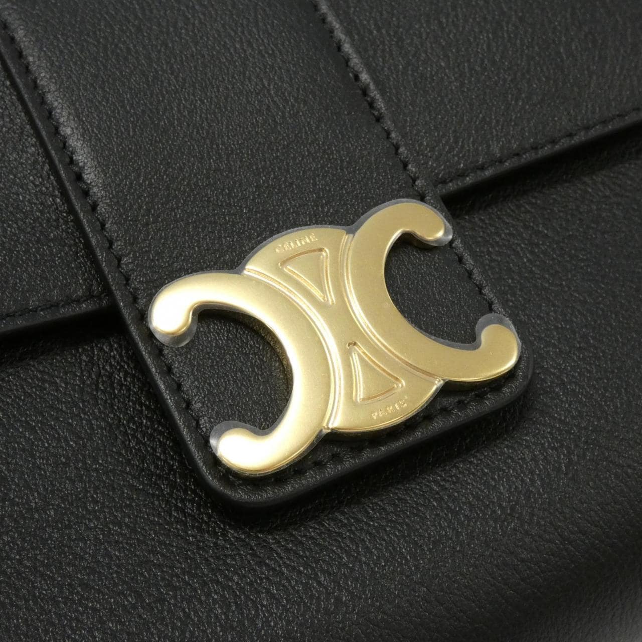 CELINE 116593FDU Shoulder Bag 黑色 新品 - 縮圖 4