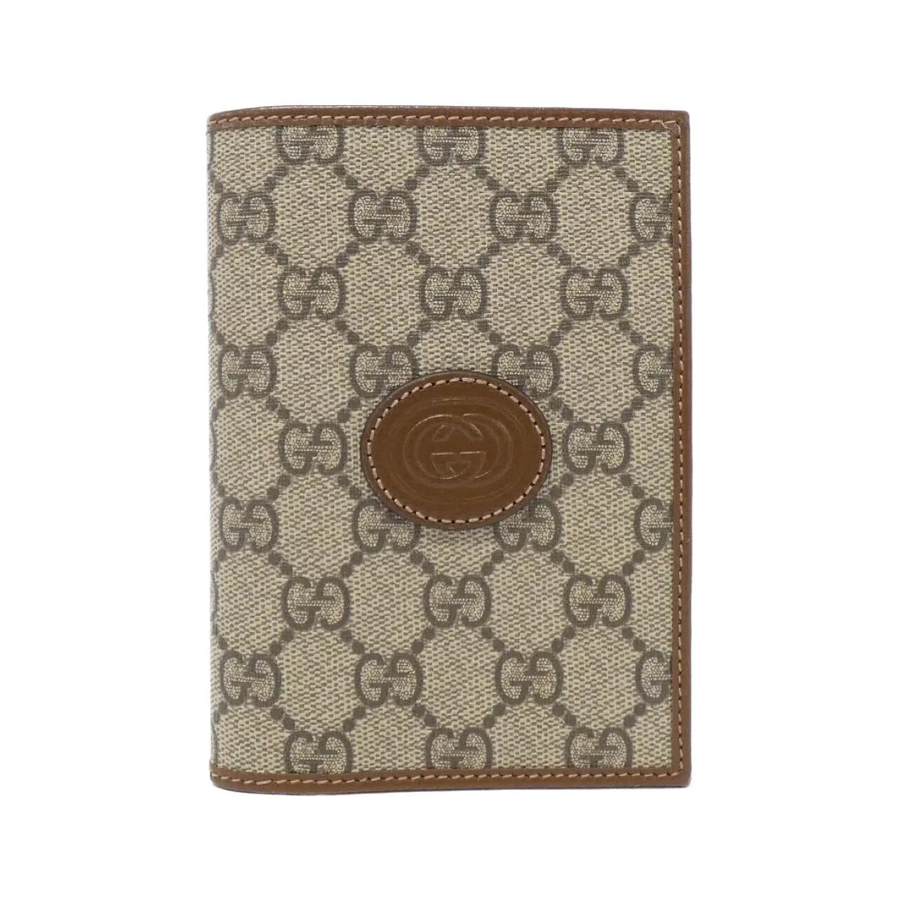 GUCCI 724562 92TCG Passport Case Canvas Beige