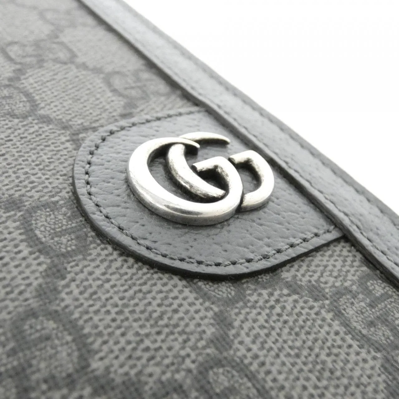 GUCCI 791746 UULBN Wallet Canvas 黑色 帆布 新品 - 縮圖 3