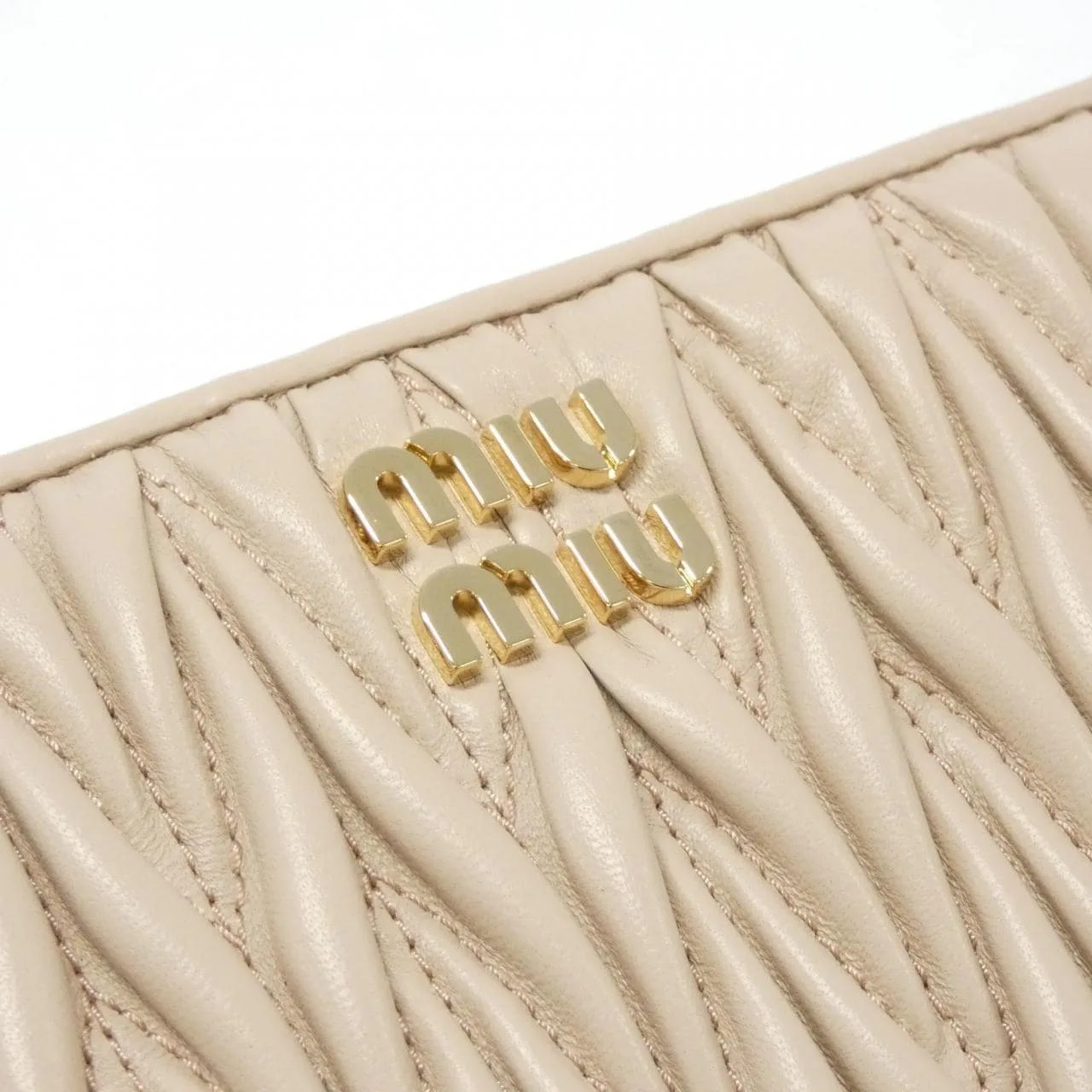 MIU MIU 5ML506 Wallet Black New - Thumbnail 4