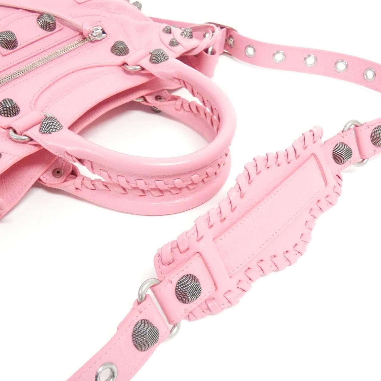 BALENCIAGA Neo Cagole 751521 1VG9Y Tote Lambskin Black Lambskin - Thumbnail 5