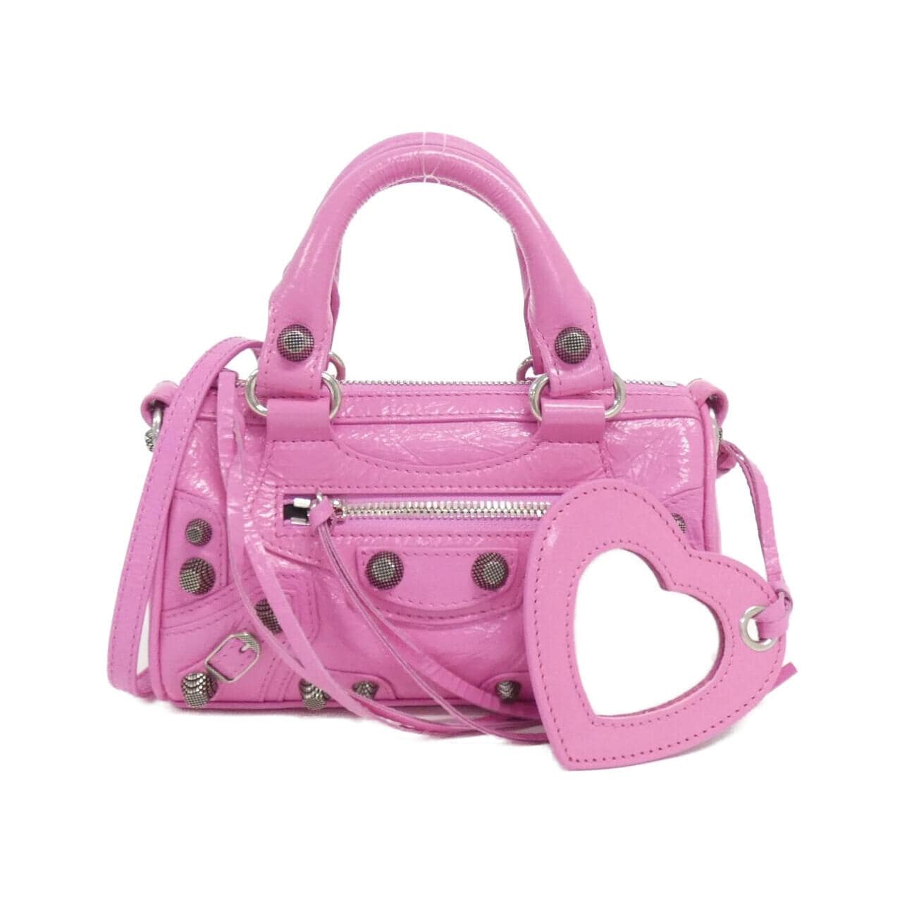 BALENCIAGA Le Cagole 792599 2AA6T Bag Leather Black