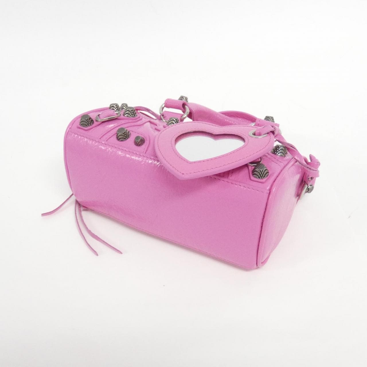 BALENCIAGA Le Cagole 792599 2AA6T Bag Leather Black Leather New - Thumbnail 3