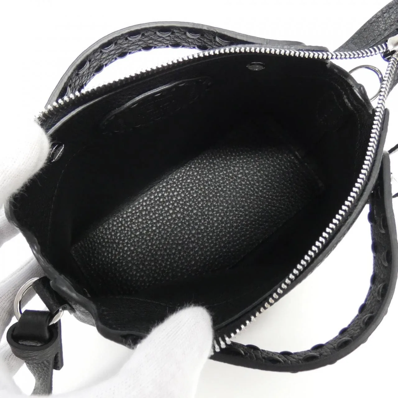 FENDI By The Way 8BS098 ASU2 Handbag 黑色 新品 - 縮圖 5