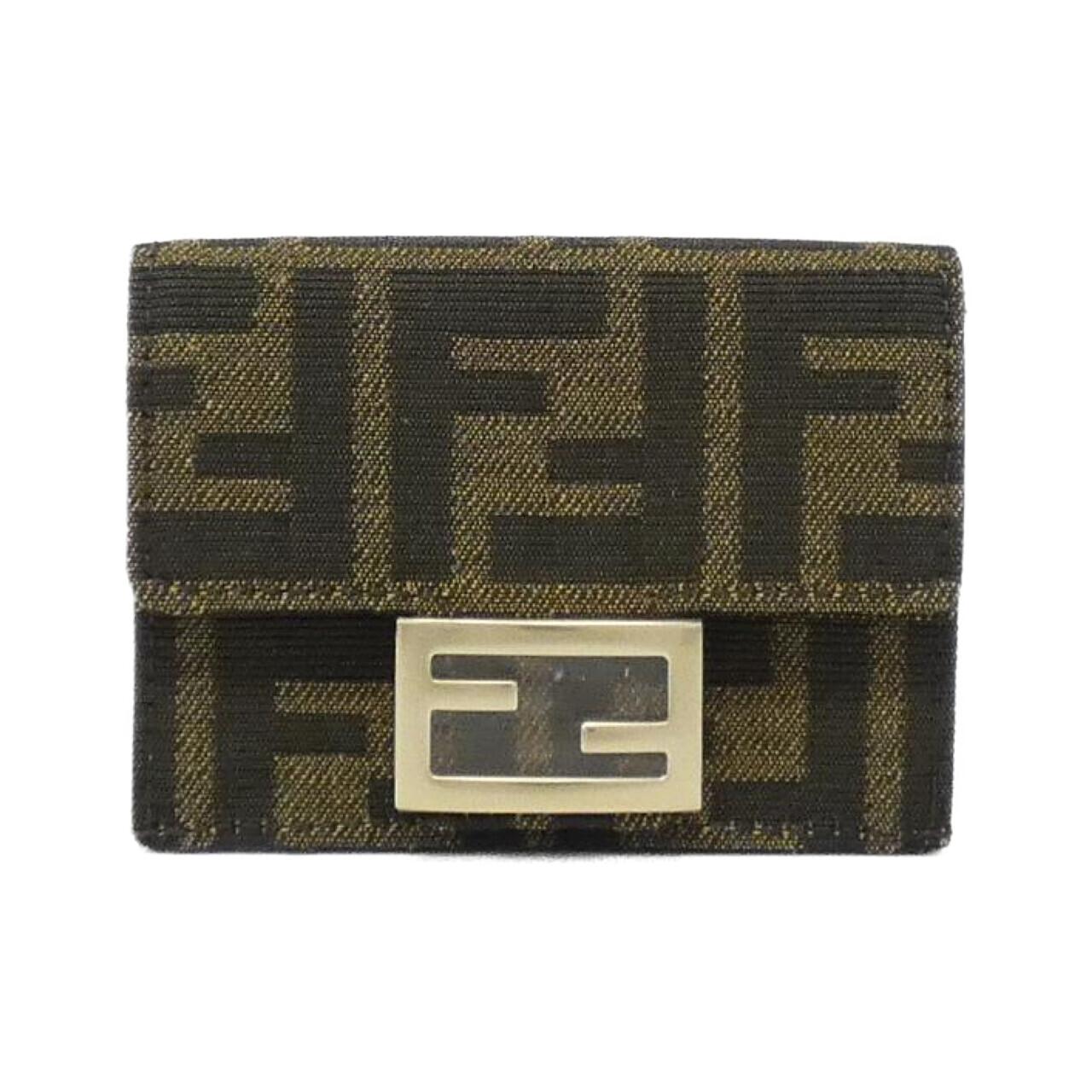 FENDI 8M0395 A98P Wallet Canvas