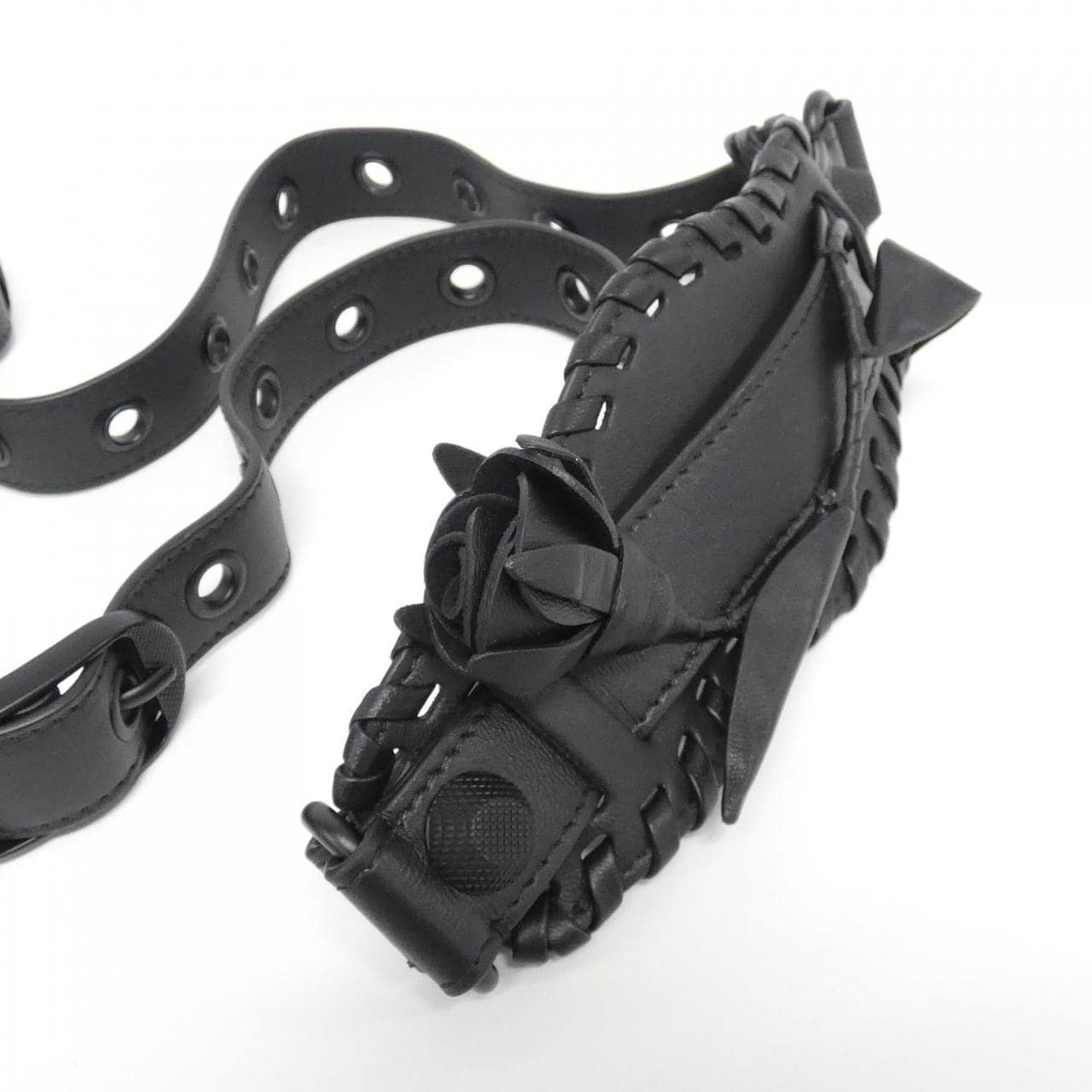 BALENCIAGA Le Cagole 671309 2AA6A Shoulder Bag Lambskin Black Lambskin - Thumbnail 6