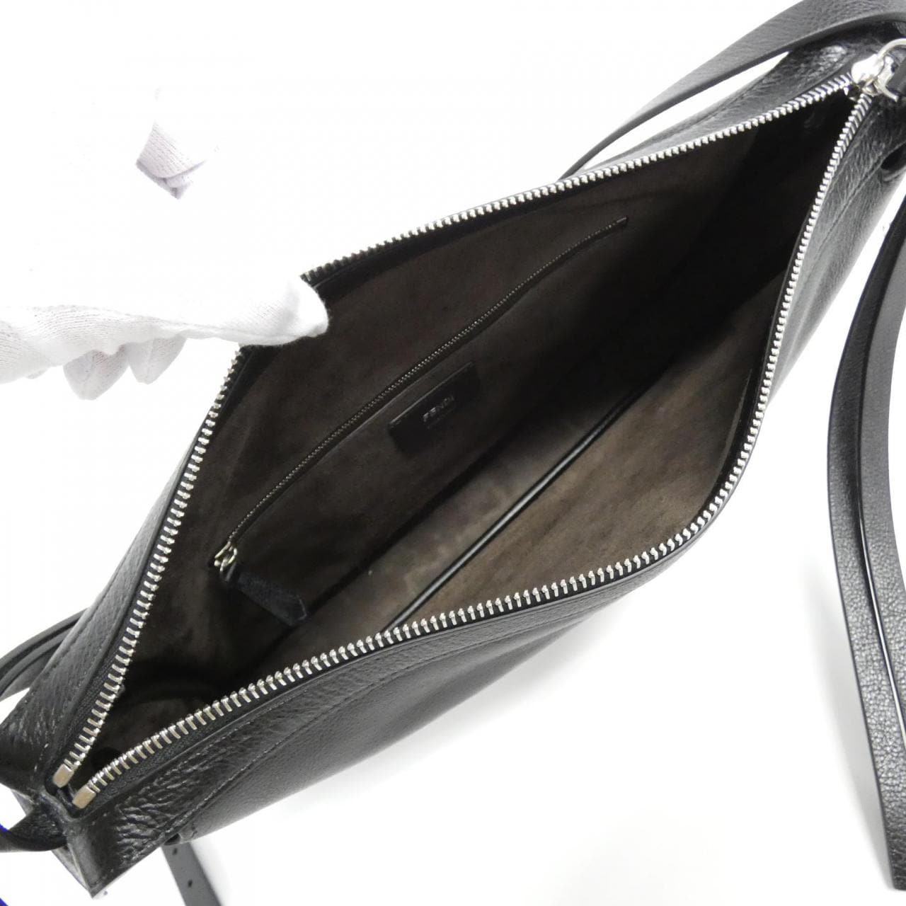 FENDI Baguette 8BR829 AS7A Shoulder Black - Thumbnail 6