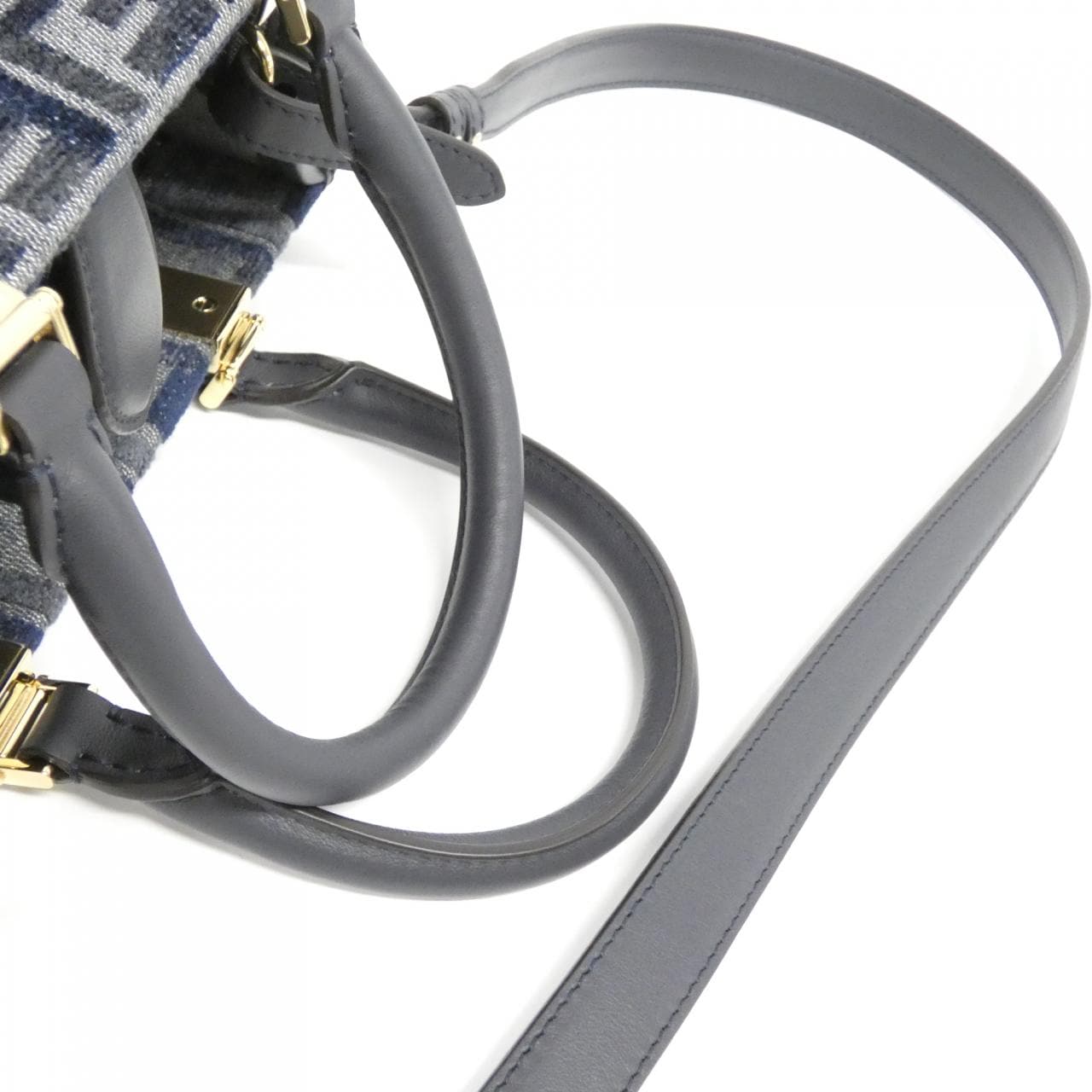 FENDI Sunshine Shopper 8BH394 ASU0 Handbag Canvas 黑色 帆布 新品 - 縮圖 5