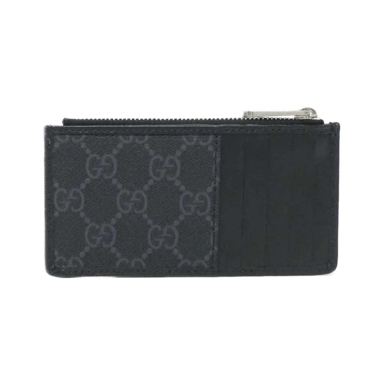 GUCCI 697717 92TCF Coin Case Canvas 黑色 帆布 新品 - 縮圖 2