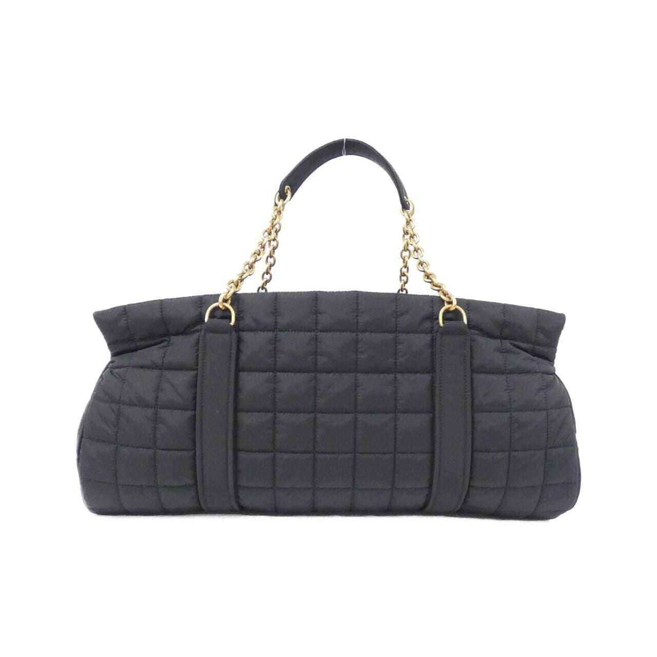 SAINT LAURENT 757209 FACQE Boston Bag Nylon Black Nylon New - Thumbnail 2