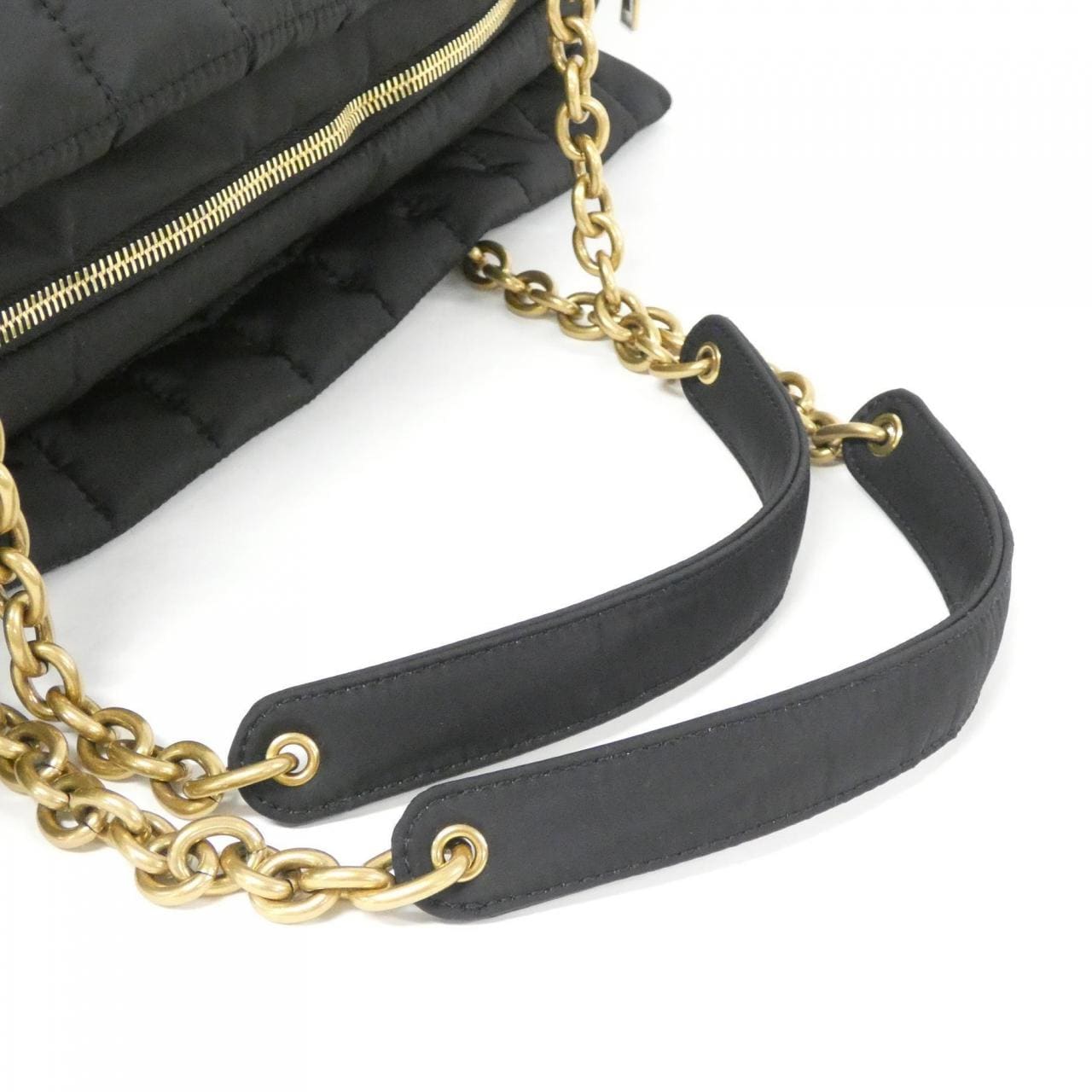 SAINT LAURENT 757209 FACQE Boston Bag Nylon Black Nylon New - Thumbnail 5