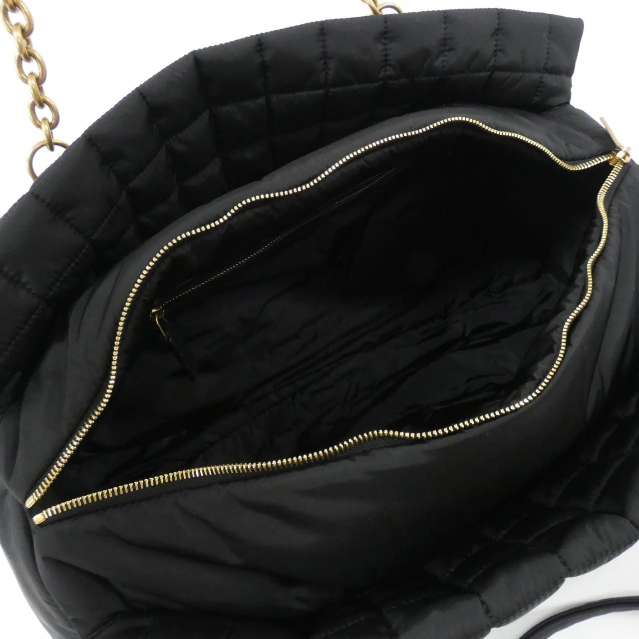 SAINT LAURENT 757209 FACQE Boston Bag Nylon Black Nylon New - Thumbnail 6