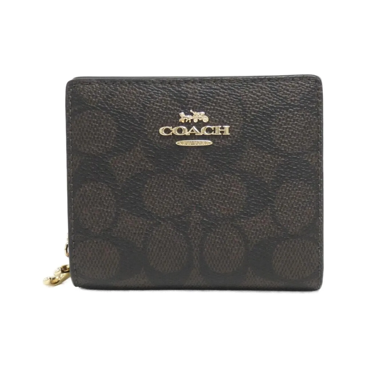 COACH CW789 銀包 帆布 黑色 帆布 新品 - 圖片 1