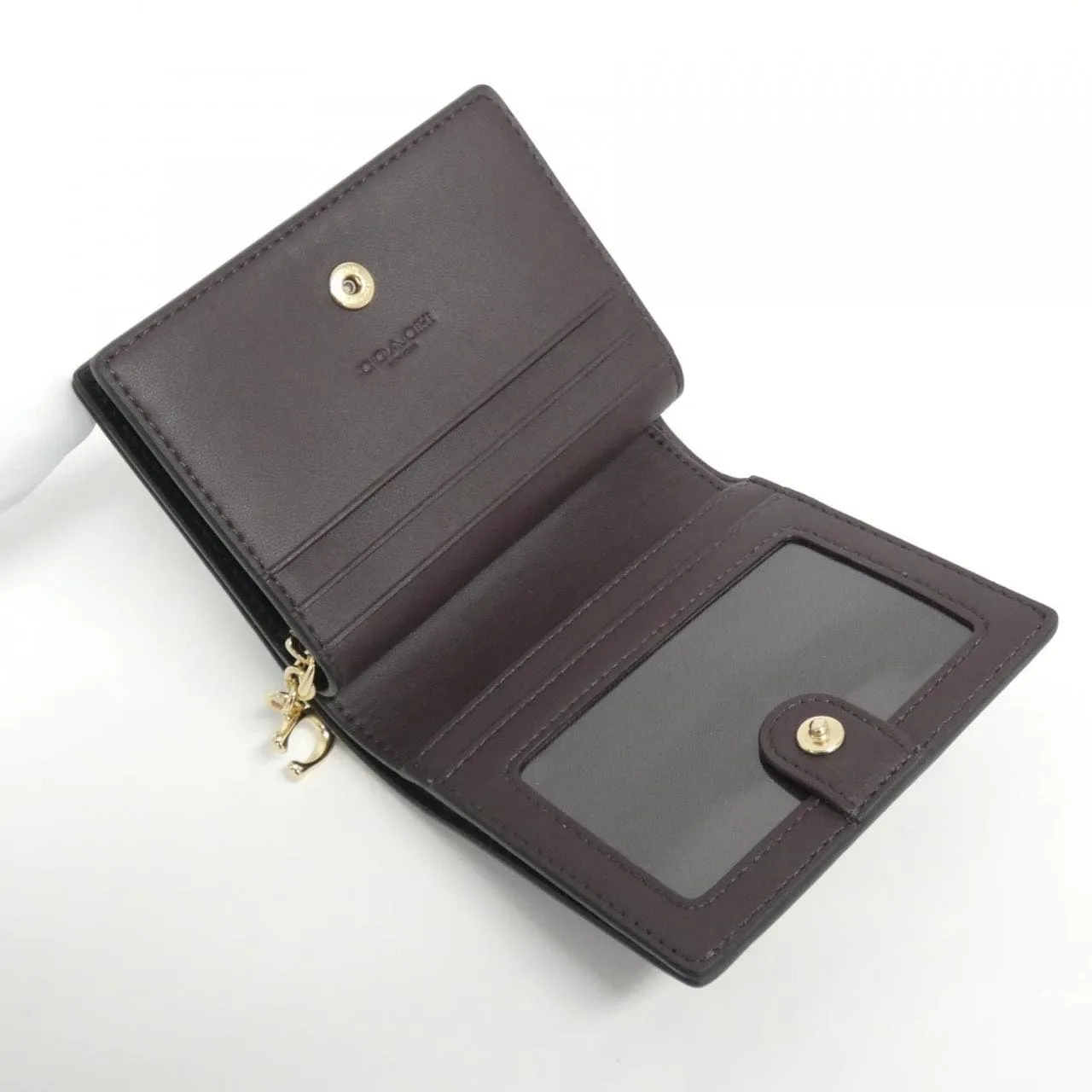 COACH CW789 銀包 帆布 黑色 帆布 新品 - 縮圖 4