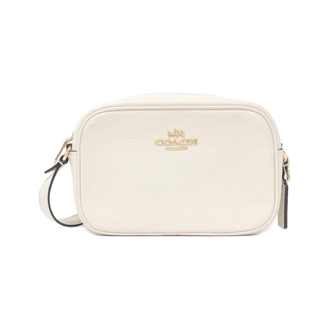 COACH CQ875 Shoulder Bag Leather Black