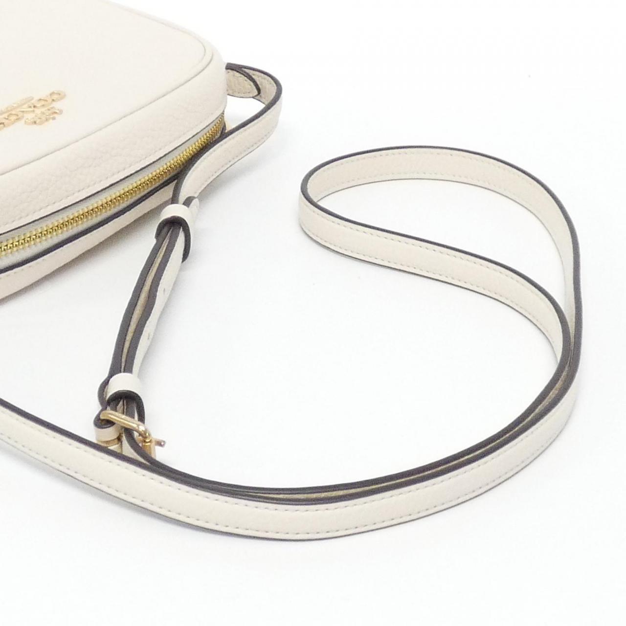 COACH CQ875 Shoulder Bag Leather 黑色 皮革 新品 - 縮圖 5