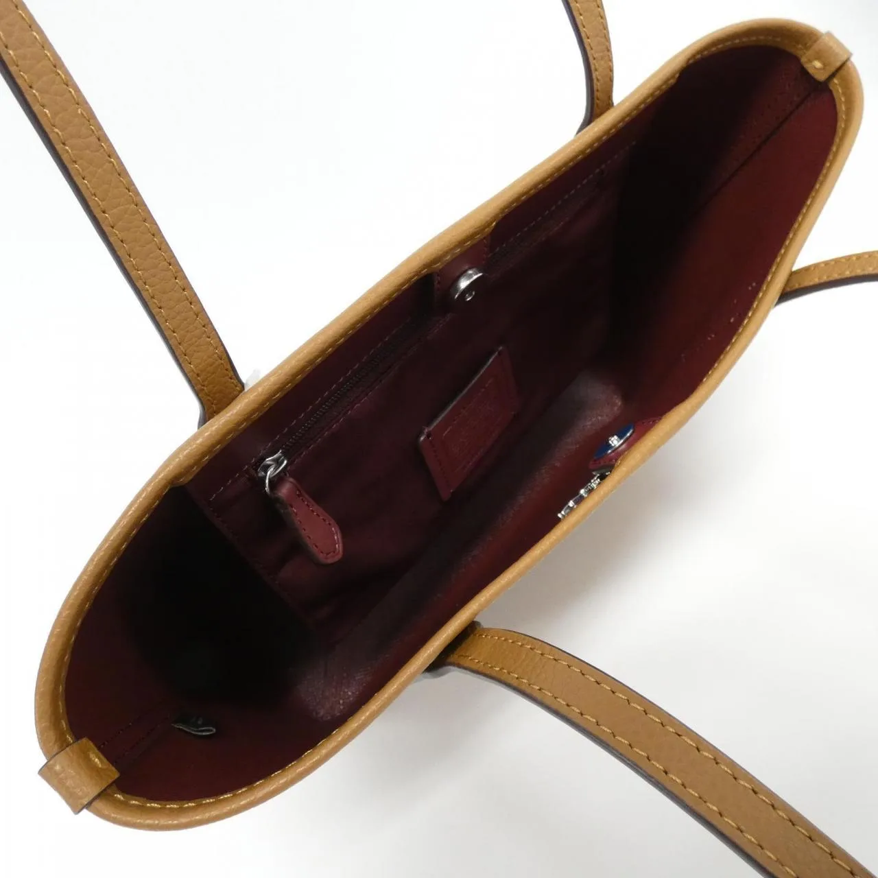 COACH CT859 Handbag Leather 黑色 皮革 新品 - 縮圖 6