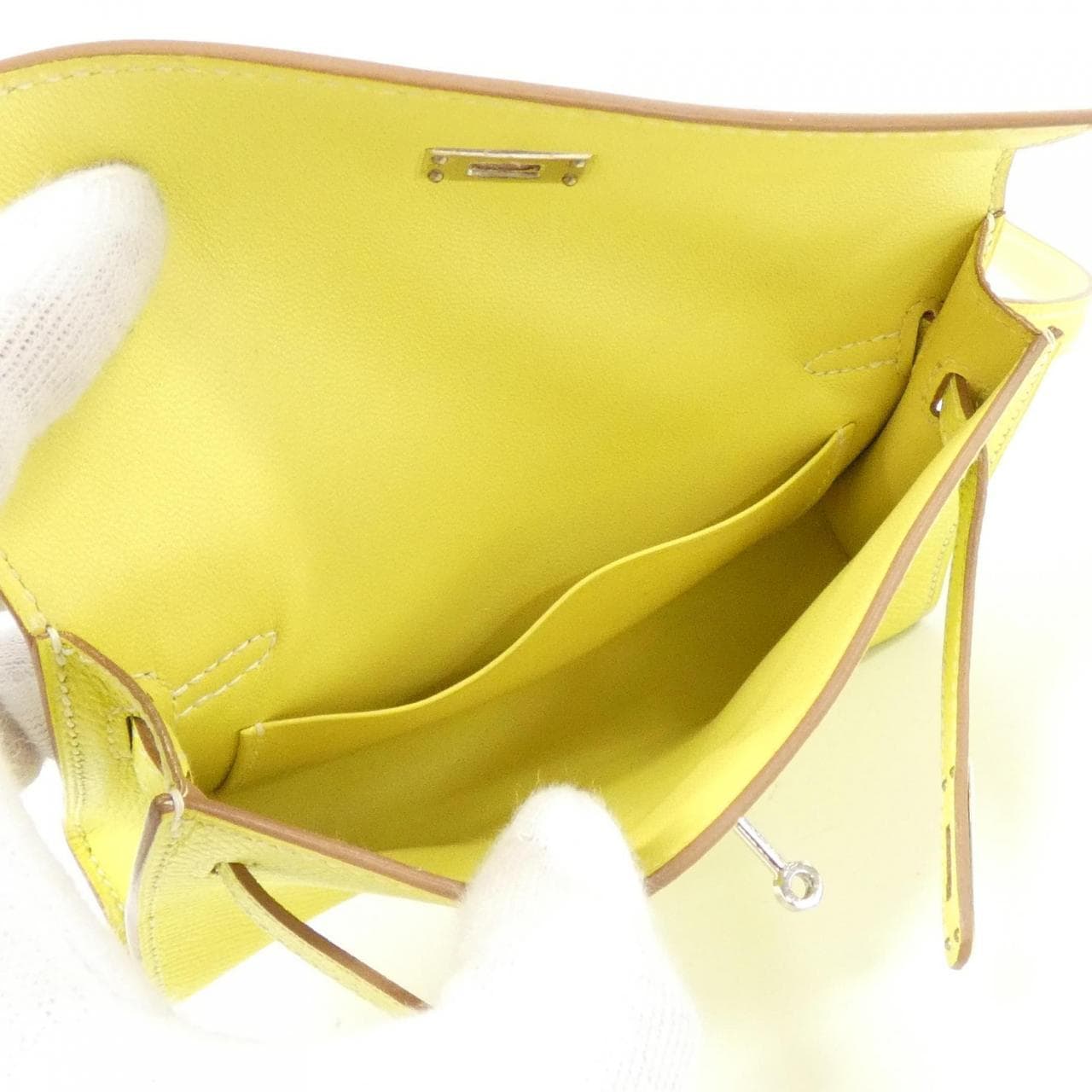 HERMES HERMÈS Kelly 063053CK Bag Epsom Black Epsom Leather - Thumbnail 6