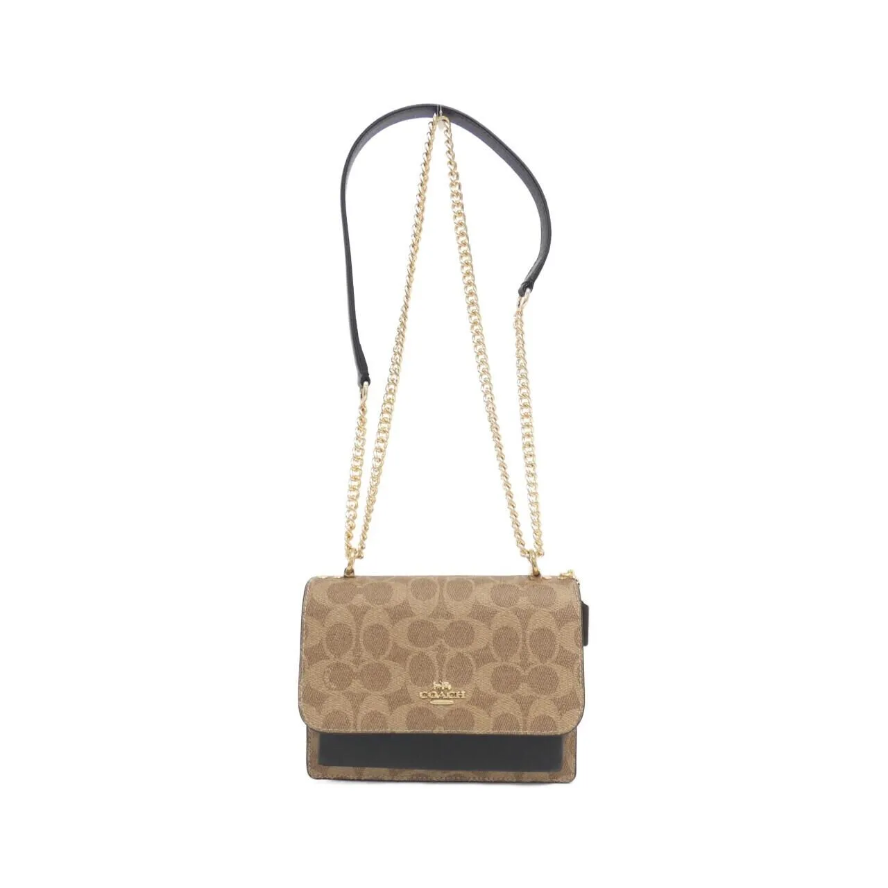 COACH CW206 Shoulder Canvas Black