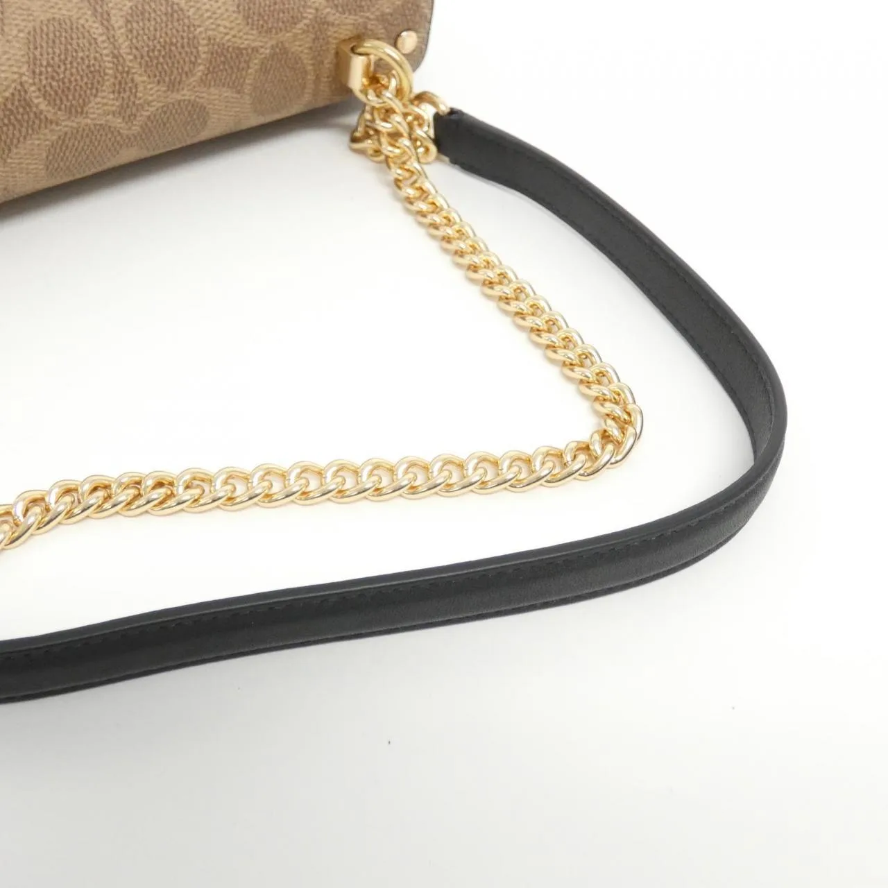 COACH CW206 Shoulder Canvas Black Canvas - Thumbnail 5