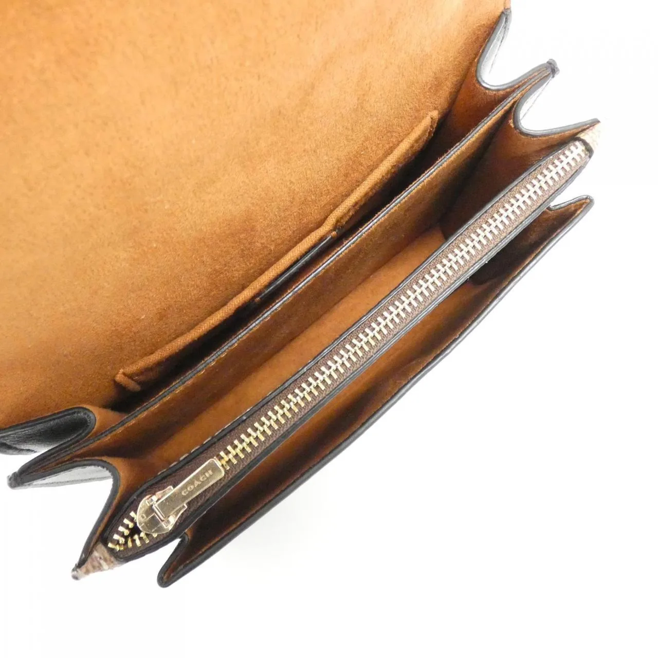 COACH CW206 Shoulder Canvas Black Canvas - Thumbnail 6