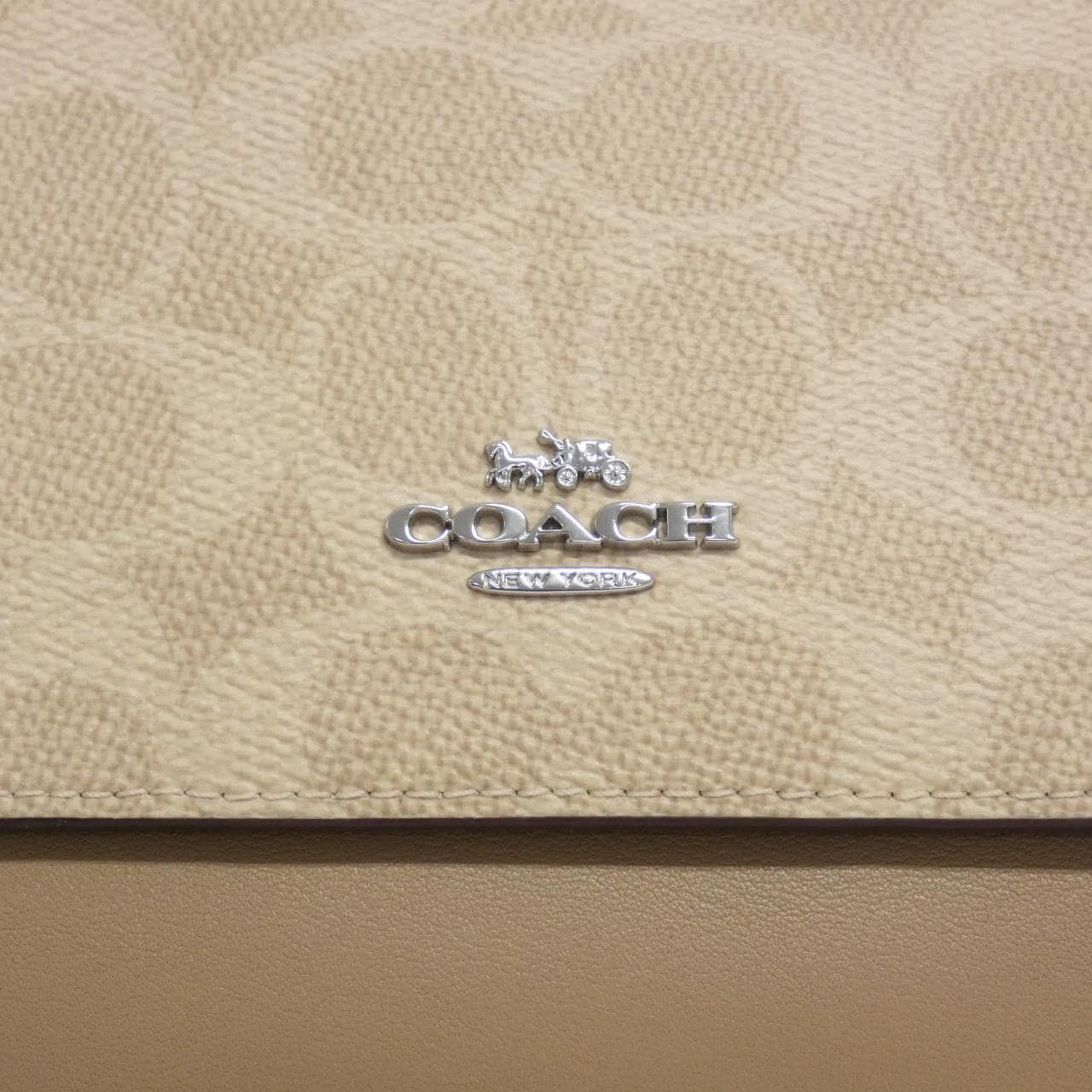 COACH CW206 Shoulder Bag Canvas Black Canvas - Thumbnail 4